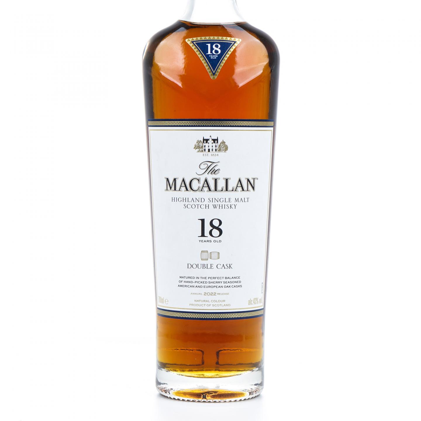 【附X光图】Macallan 麦卡伦 18年 Double Cask 2022