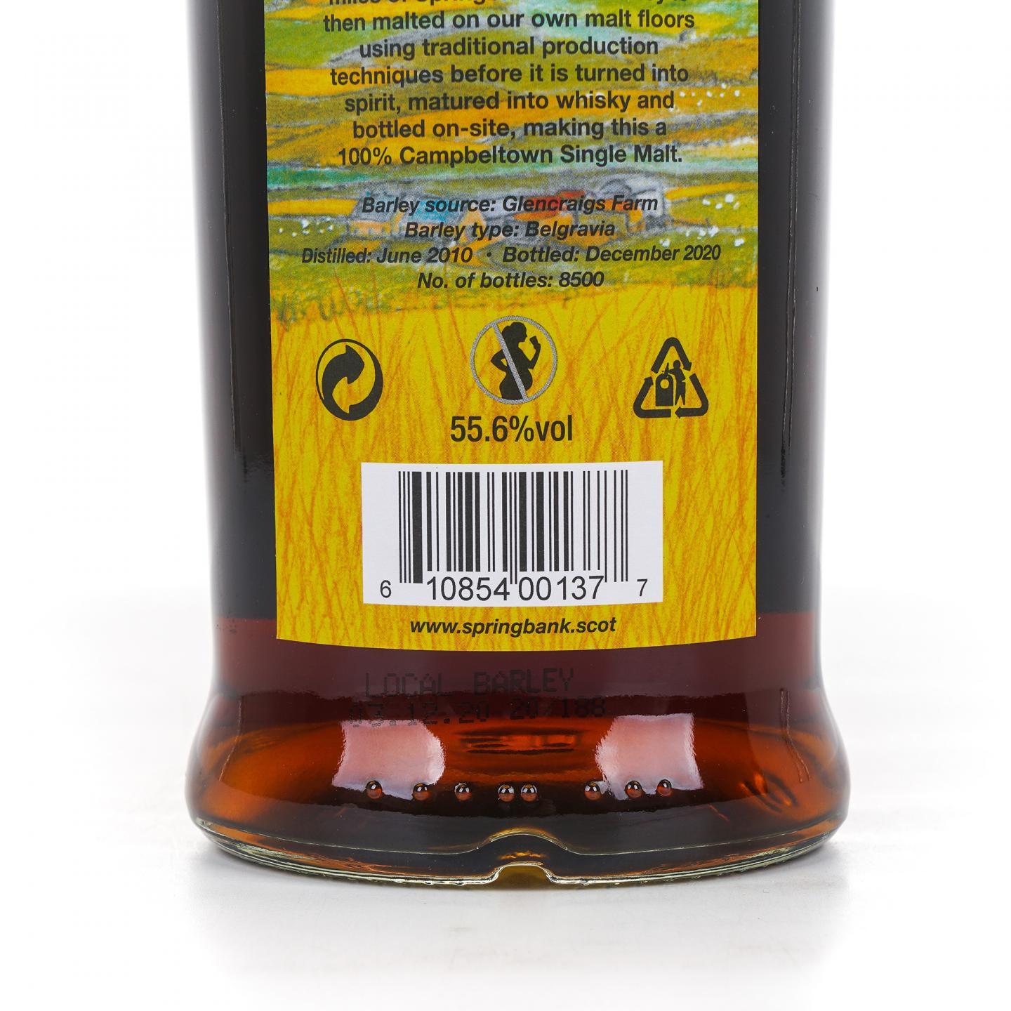 Springbank 云顶 10年 2010-2020 本地大麦