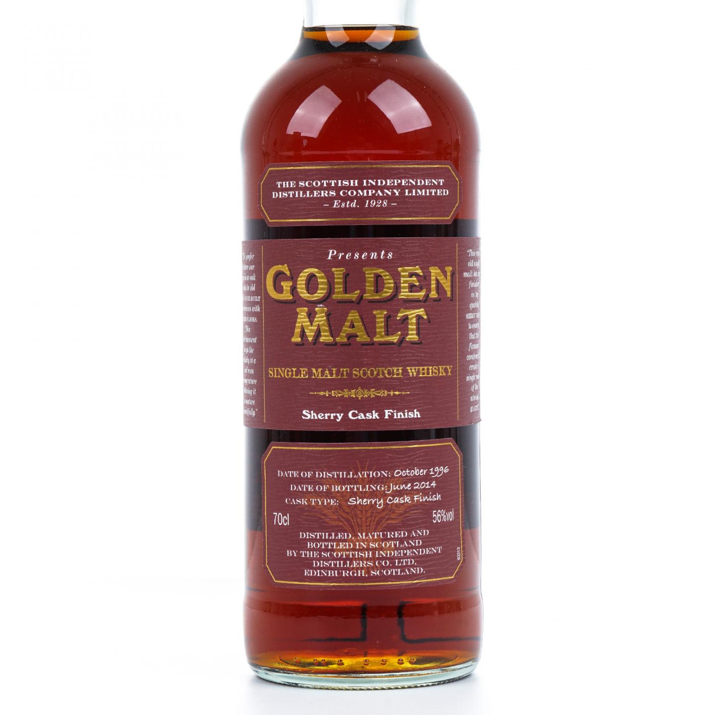 Golden malt 1996-2014 雪莉桶后熟 TSID 圆筒