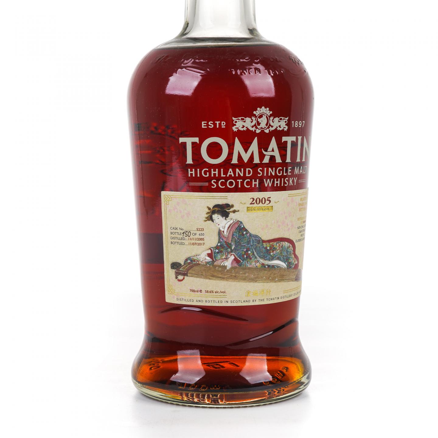 Tomatin 汤马丁 2005-2017 雪莉单桶#5223 桶强