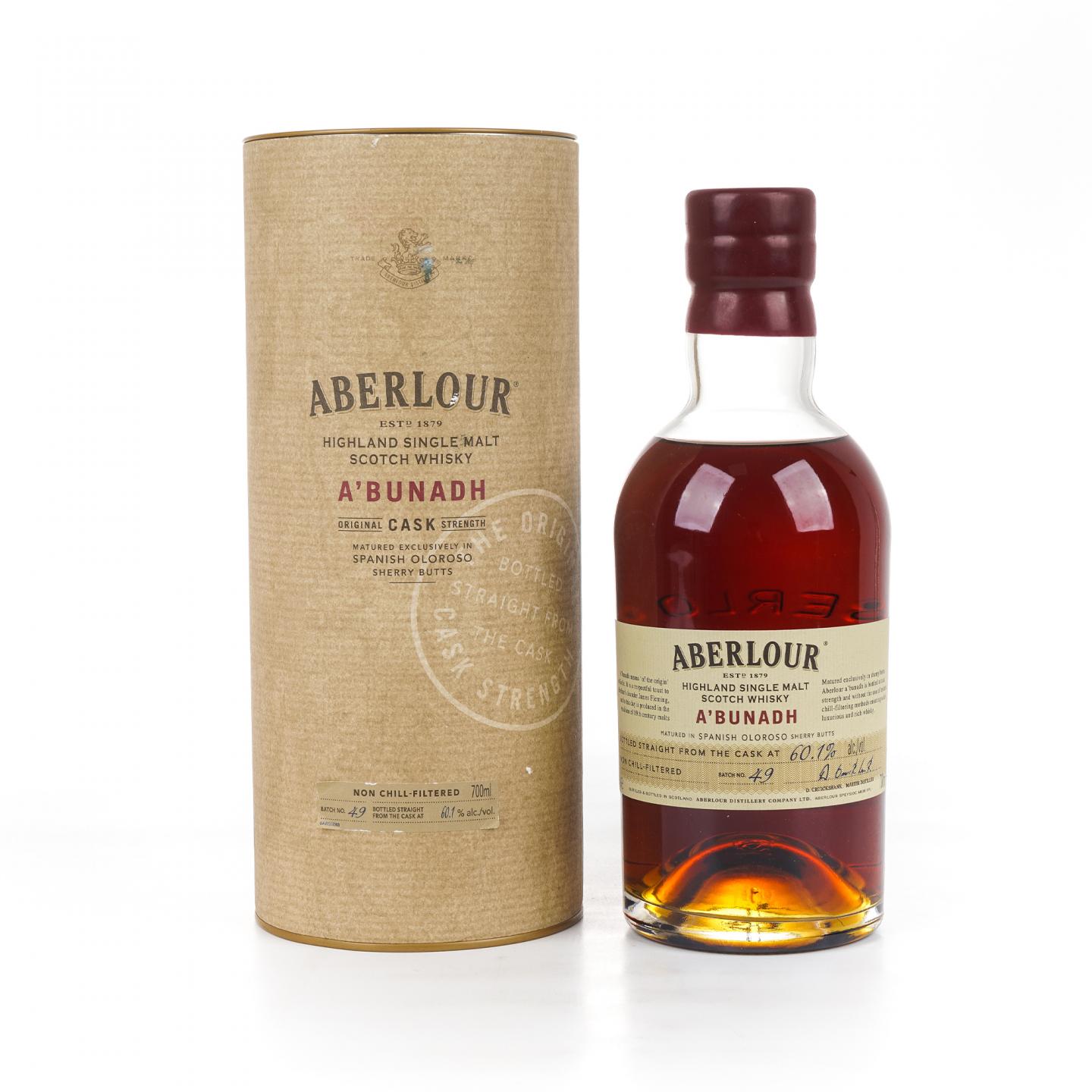 Aberlour 雅伯莱 A'bunadh 雪莉桶Batch 49 60.1%