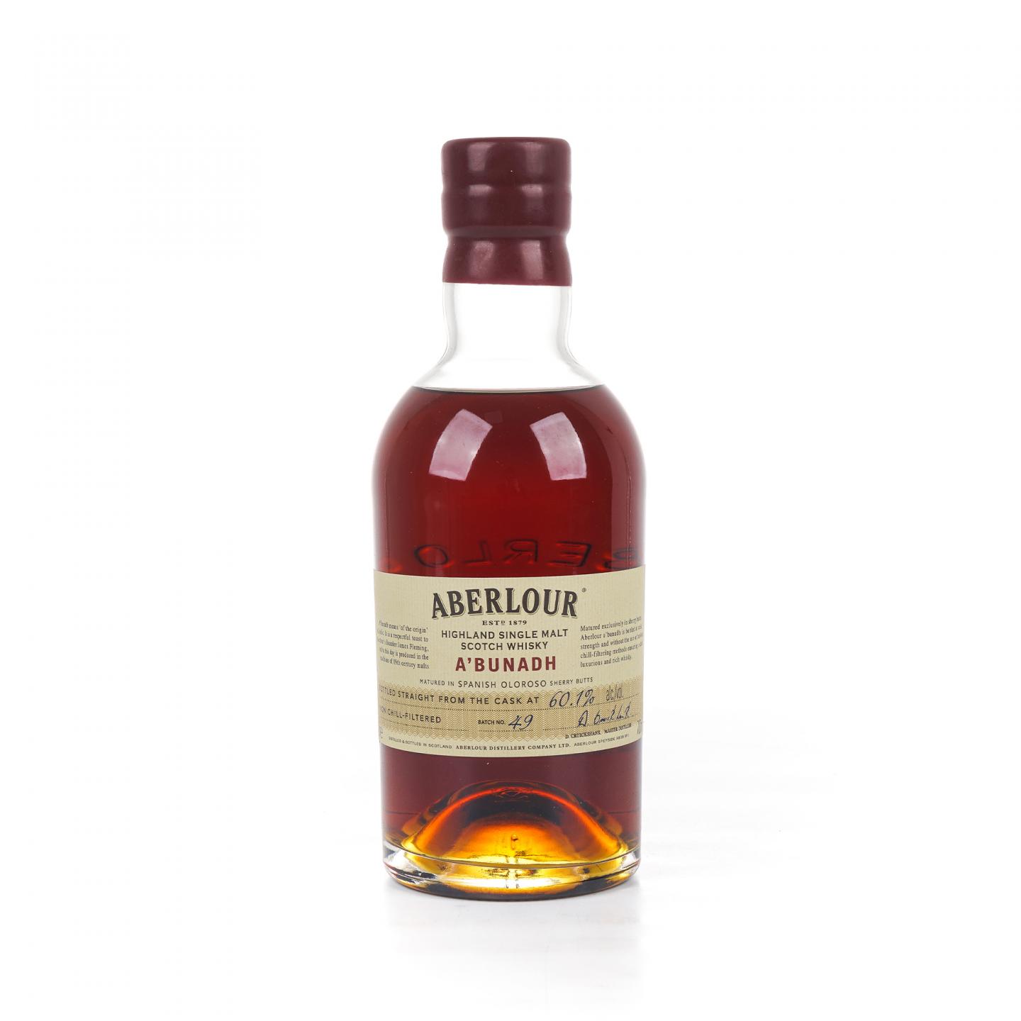 Aberlour 雅伯莱 A'bunadh 雪莉桶Batch 49 60.1%