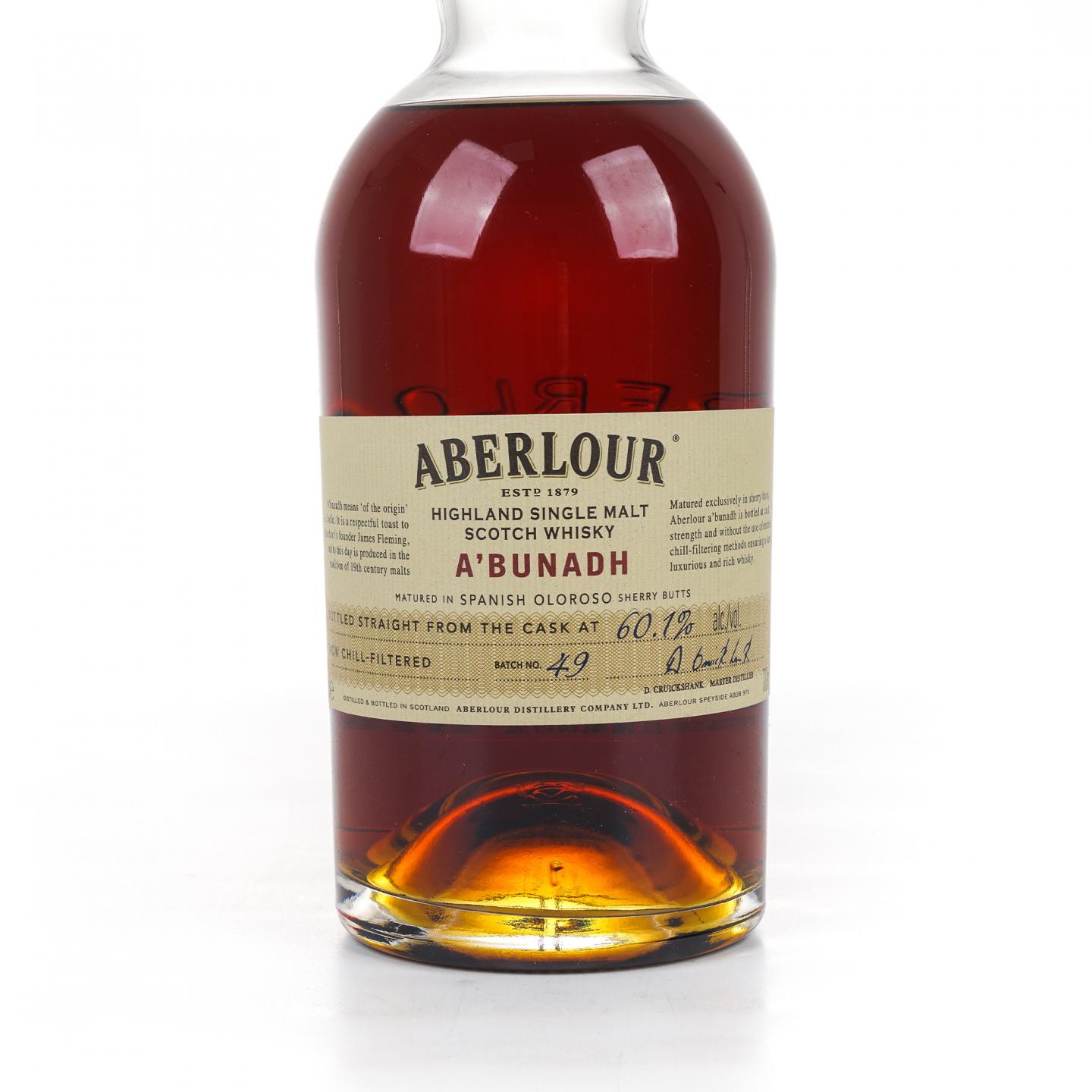 Aberlour 雅伯莱 A'bunadh 雪莉桶Batch 49 60.1%