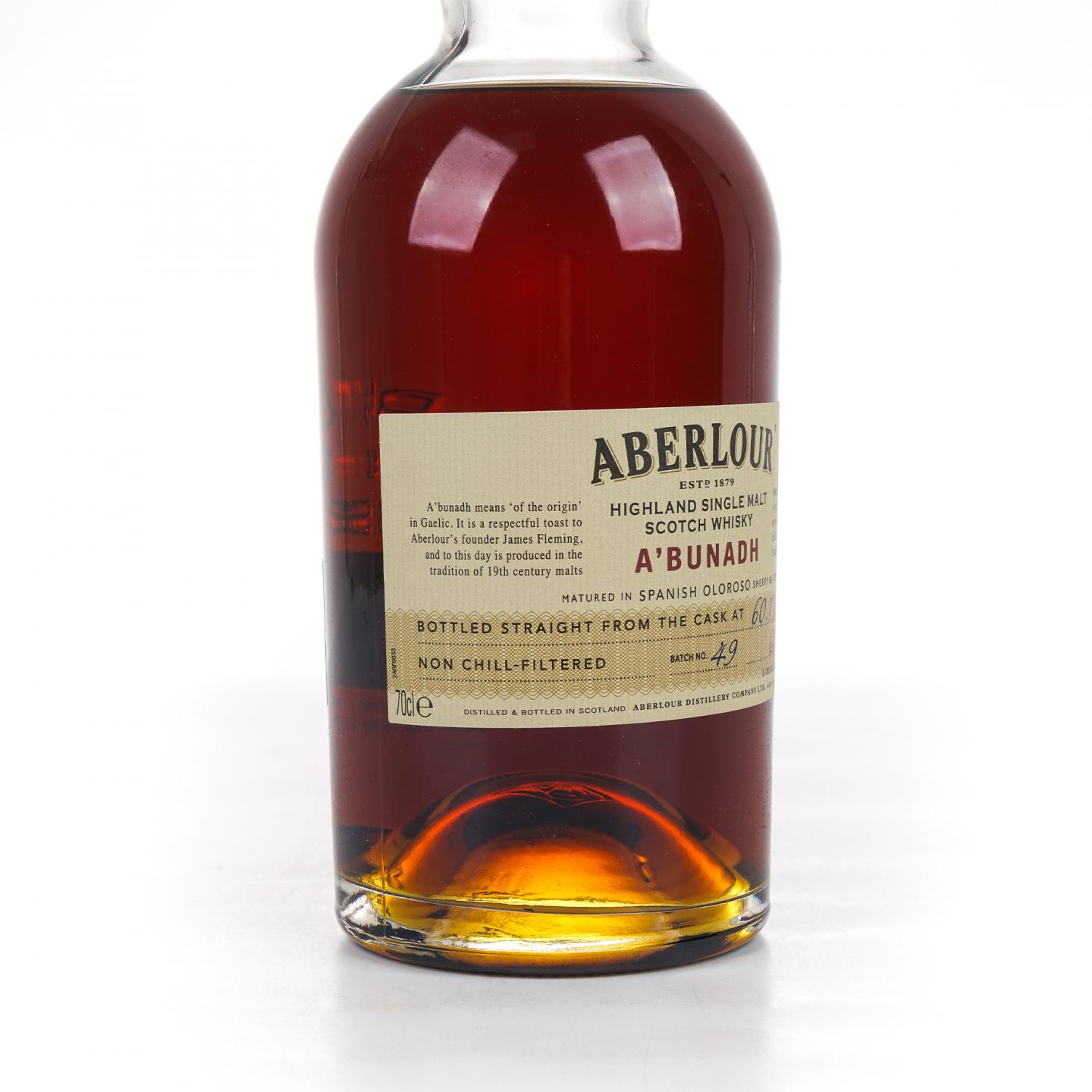 Aberlour 雅伯莱 A'bunadh 雪莉桶Batch 49 60.1%