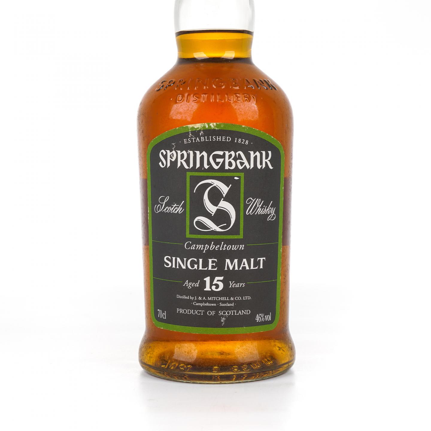 Springbank 云顶 15年 单一麦芽 46%