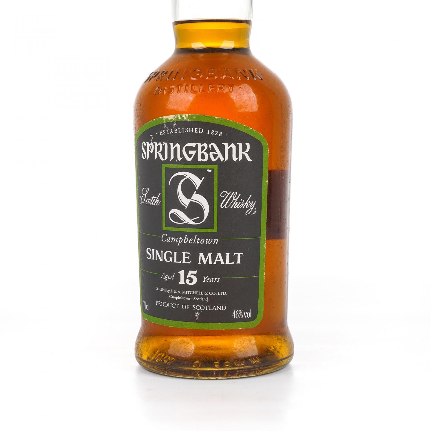 Springbank 云顶 15年 单一麦芽 46%