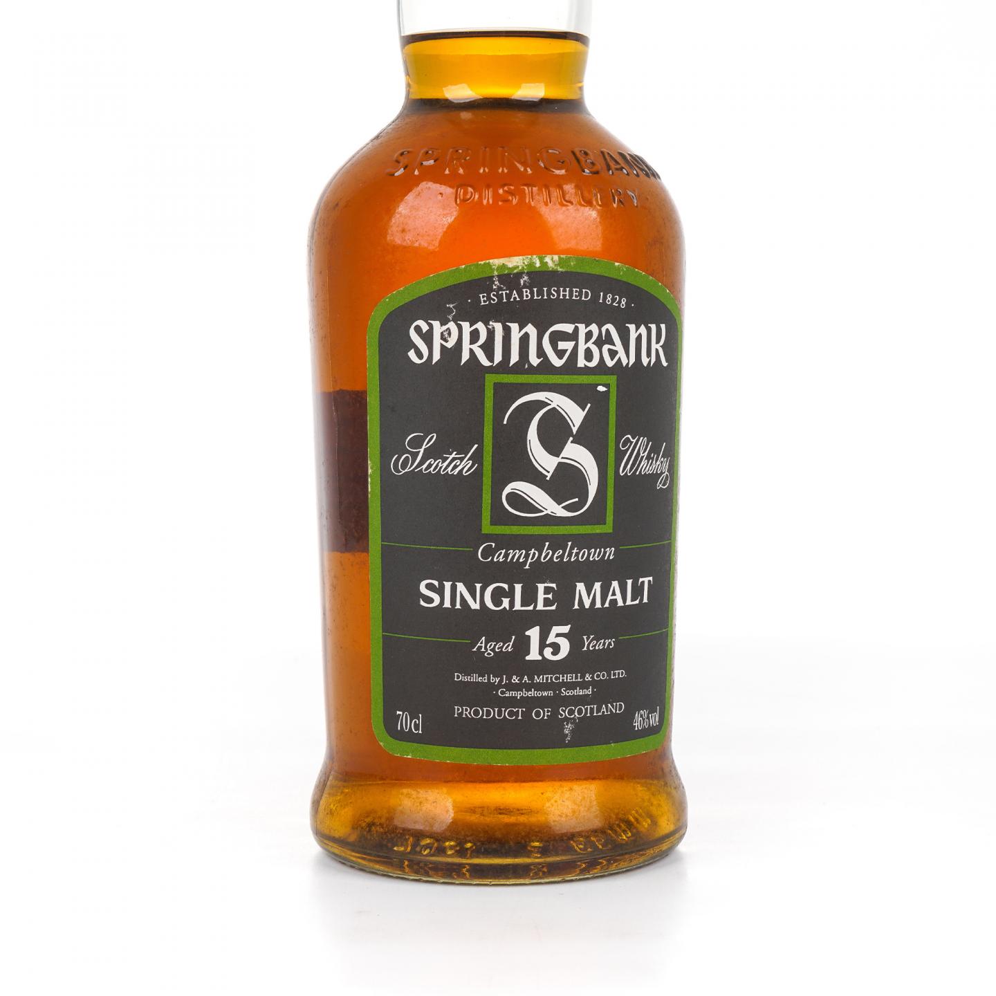Springbank 云顶 15年 单一麦芽 46%