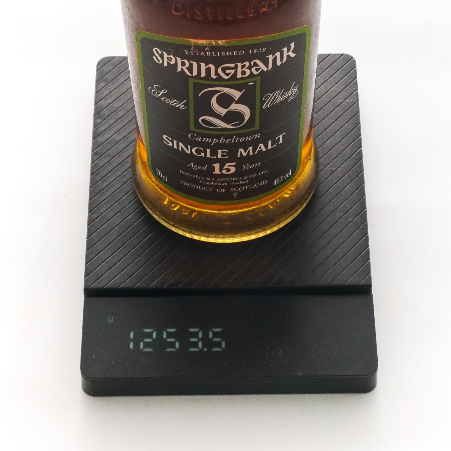 Springbank 云顶 15年 单一麦芽 46%