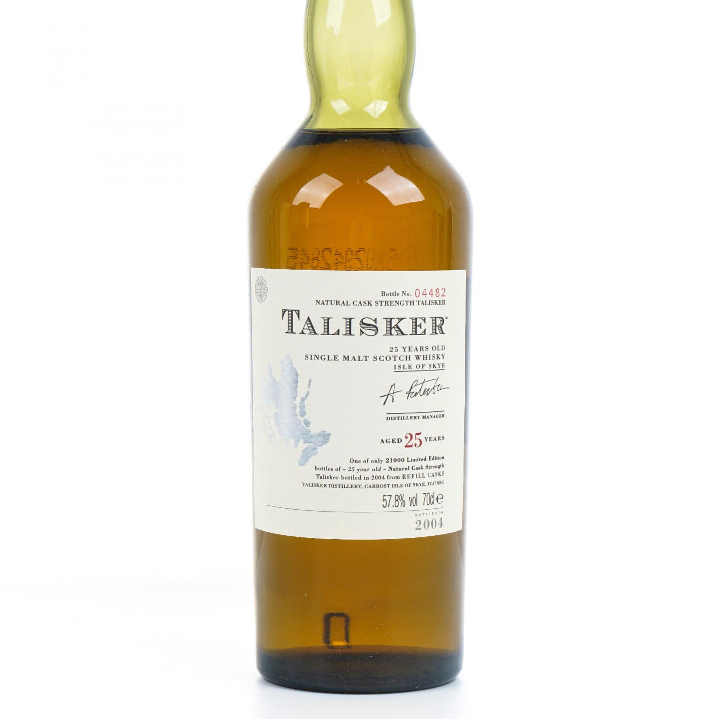 Talisker 泰斯卡 25年 2004 SR系列 桶强