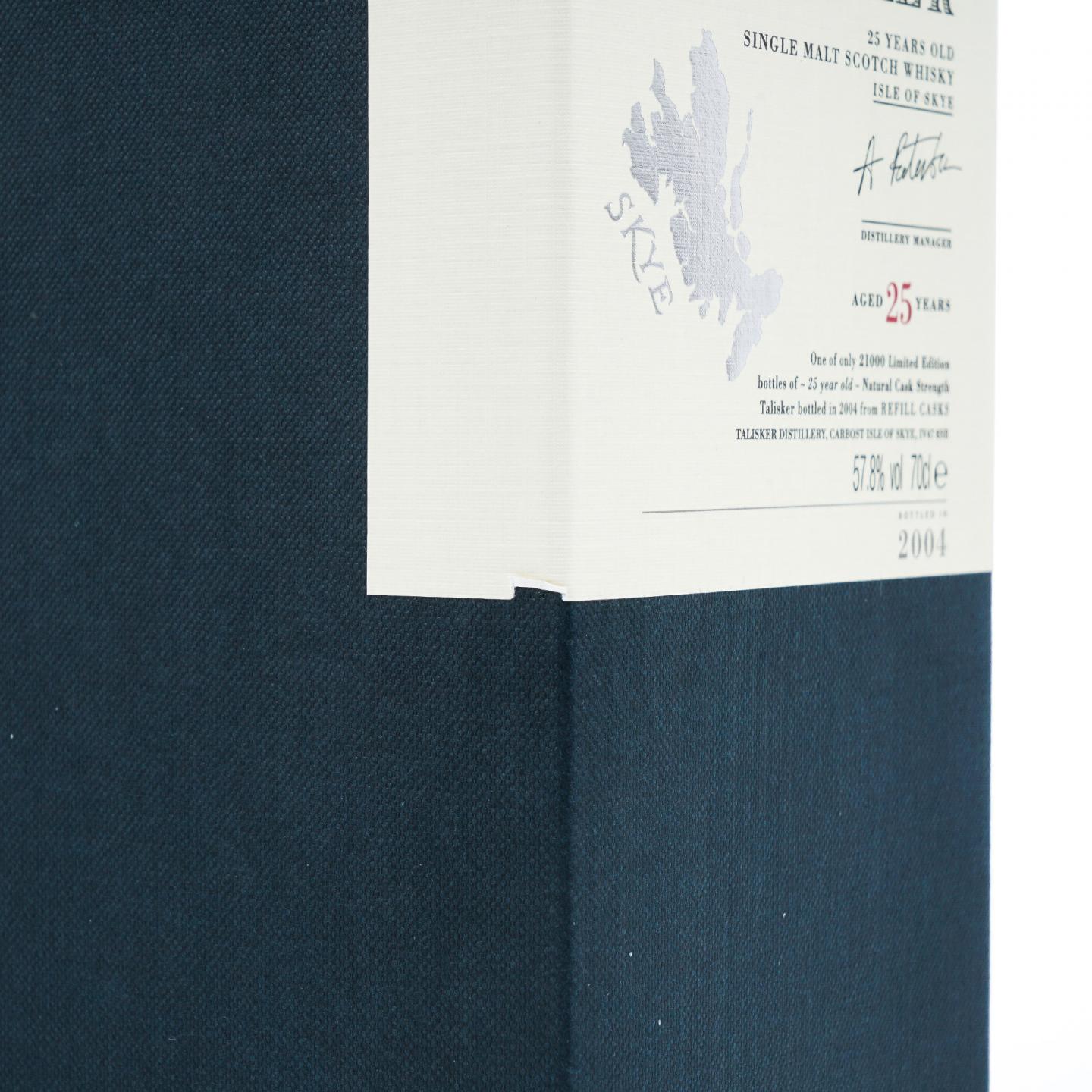 Talisker 泰斯卡 25年 2004 SR系列 桶强