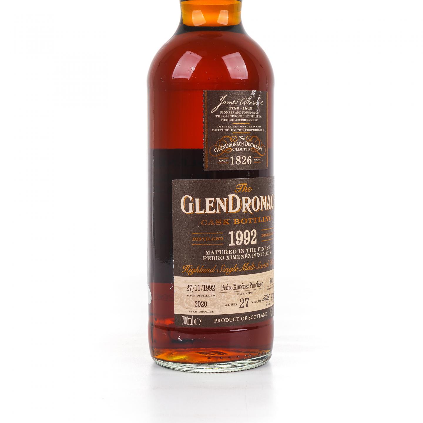Glendronach 格兰多纳 27年 1992-2020 雪莉桶#6049 行货
