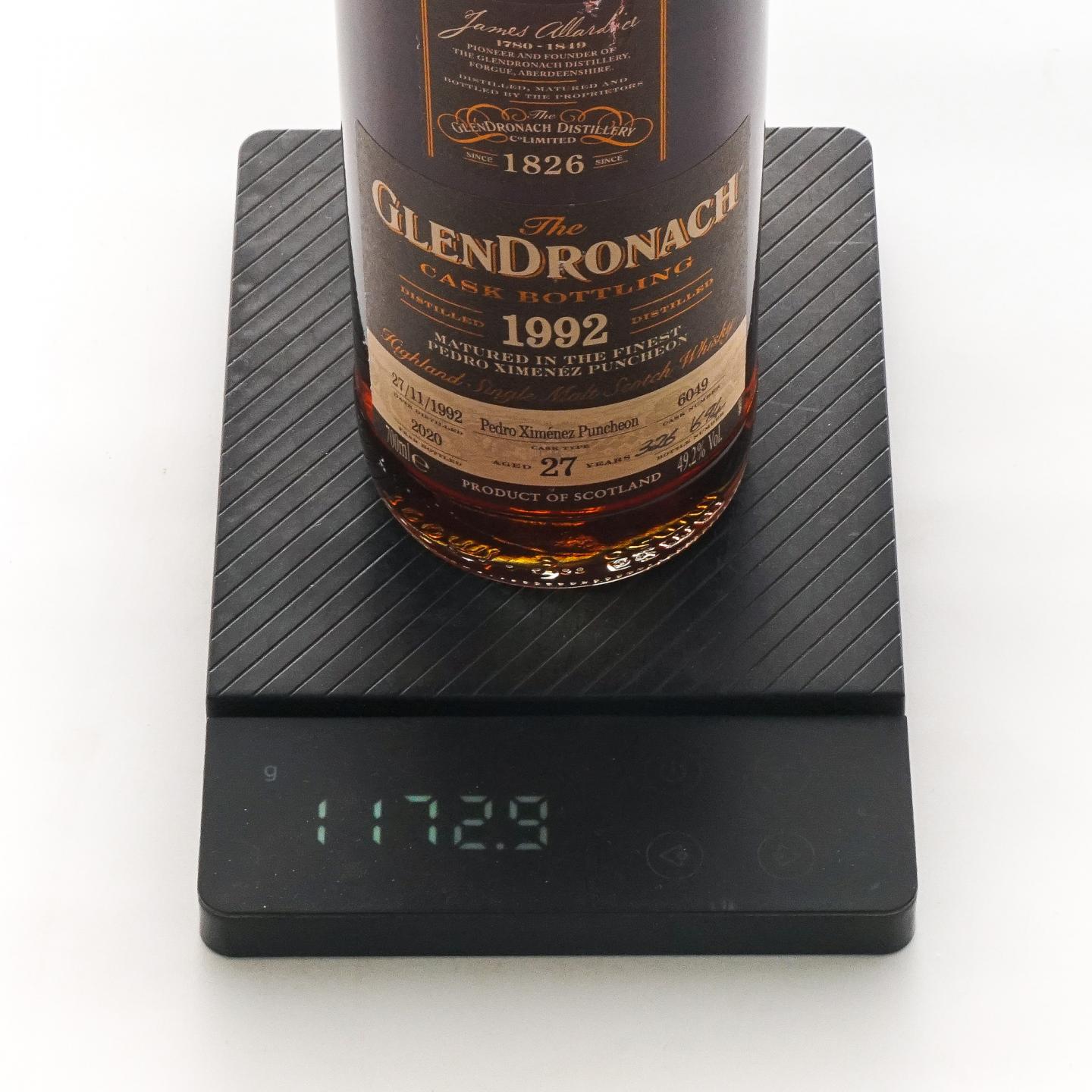 Glendronach 格兰多纳 27年 1992-2020 雪莉桶#6049 行货
