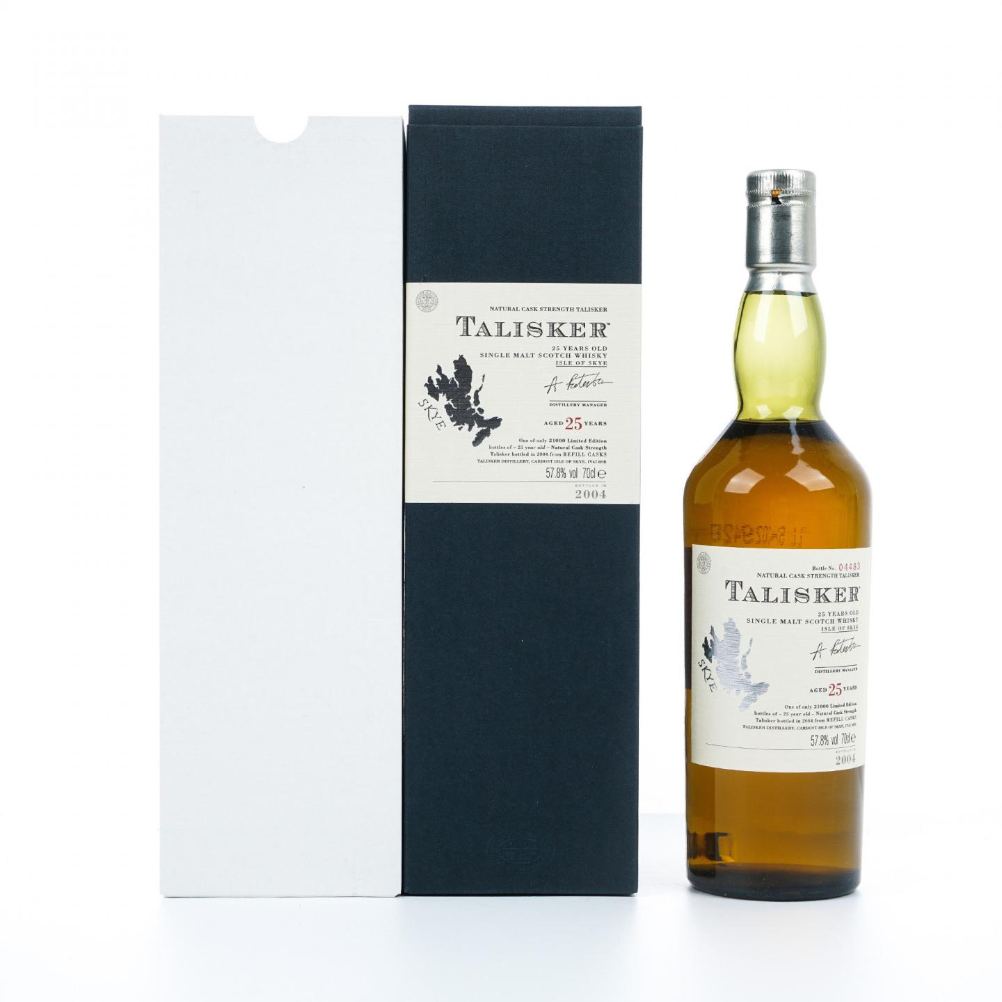 Talisker 泰斯卡 25年 2004 桶强 SR