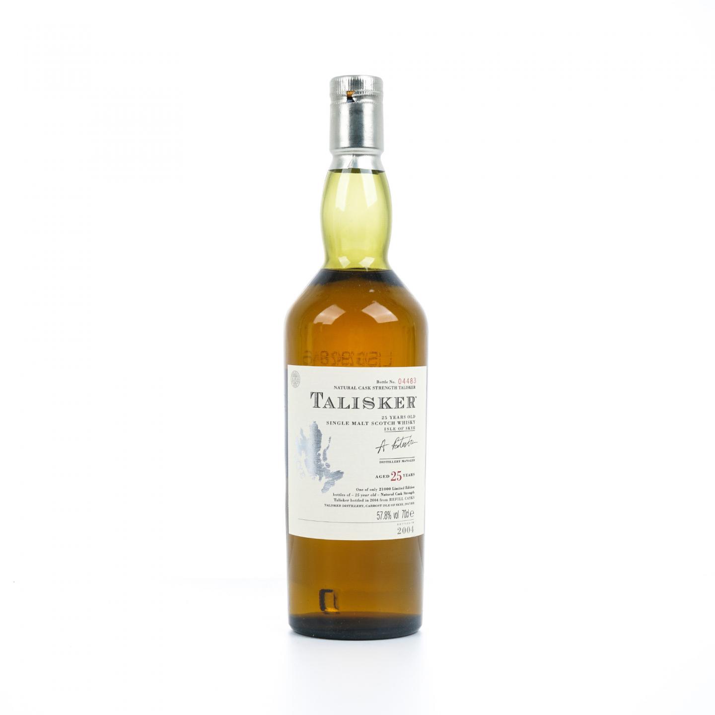 Talisker 泰斯卡 25年 2004 桶强 SR