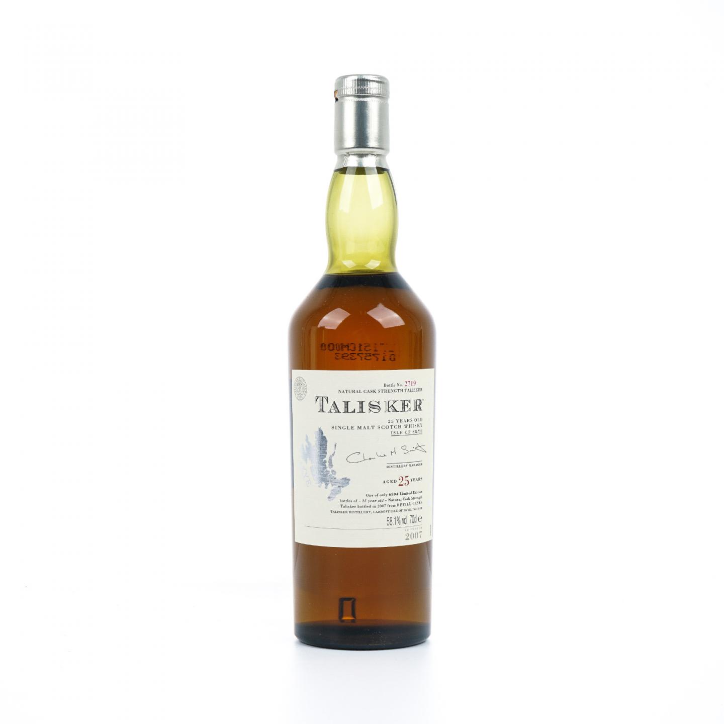 Talisker 泰斯卡 25年 2007 SR 700ml