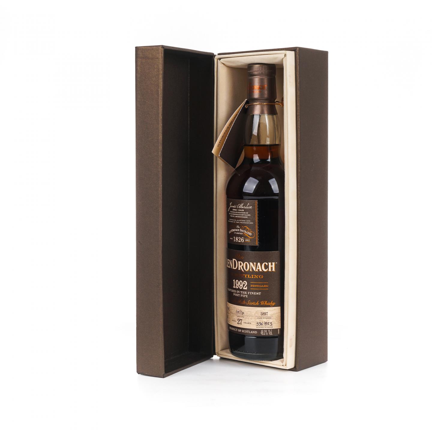 Glendronach 格兰多纳 27年 1992-2020 波特桶#5897