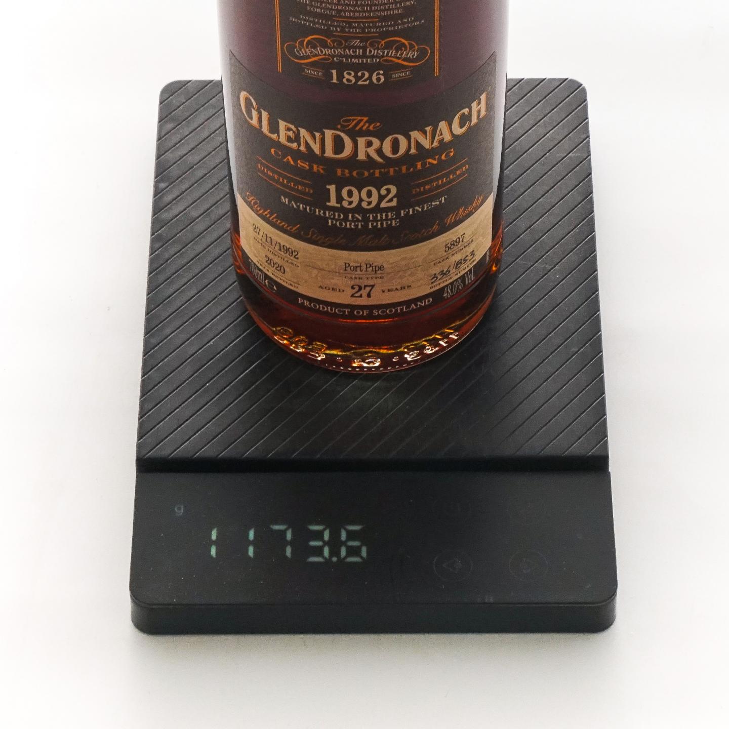 Glendronach 格兰多纳 27年 1992-2020 波特桶#5897