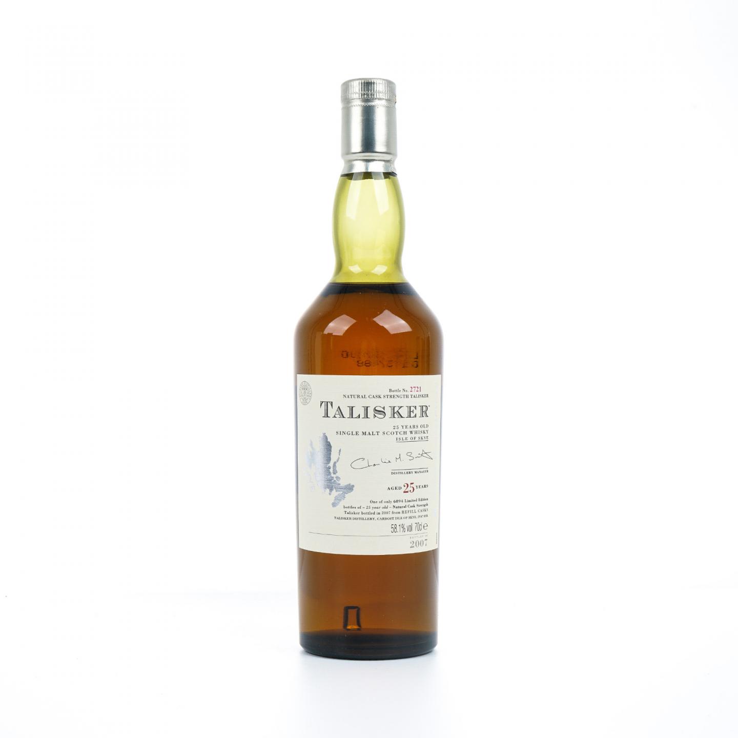 Talisker 泰斯卡 25年 2007 SR系列