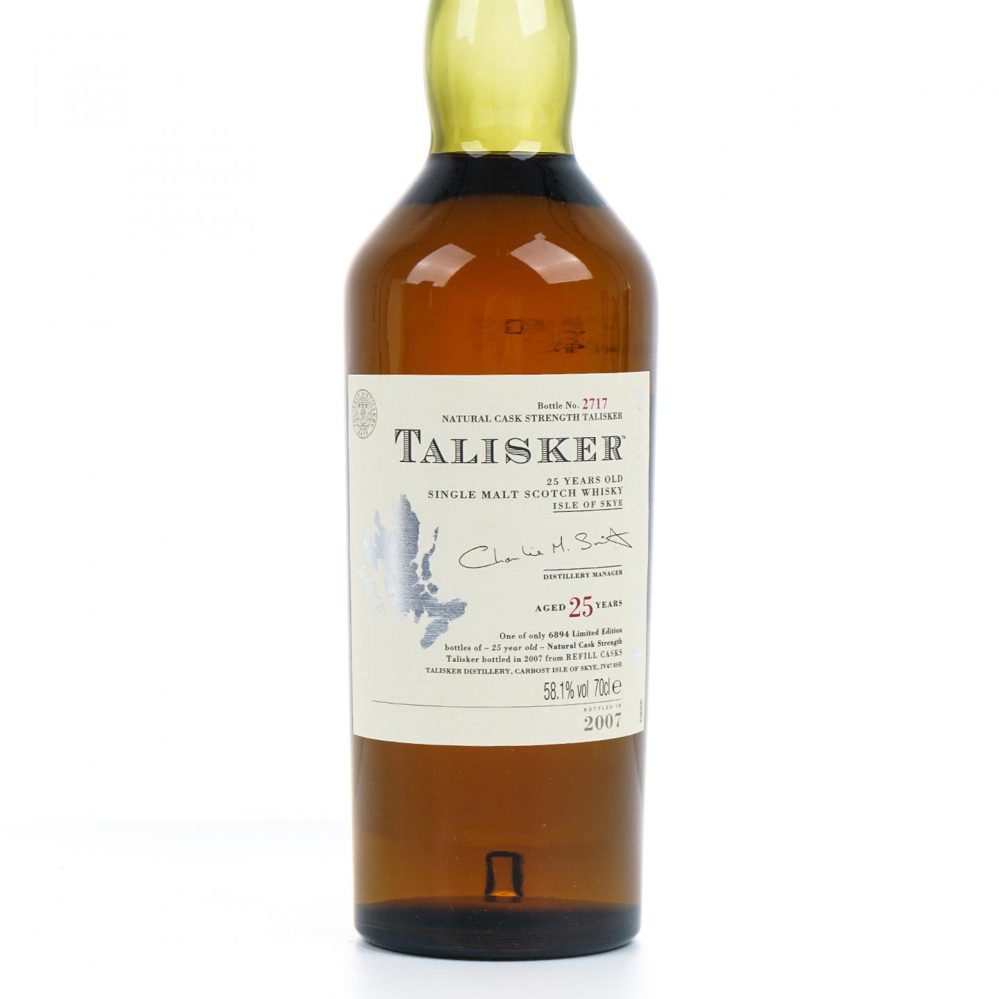 Talisker 泰斯卡 25年 SR系列 2007