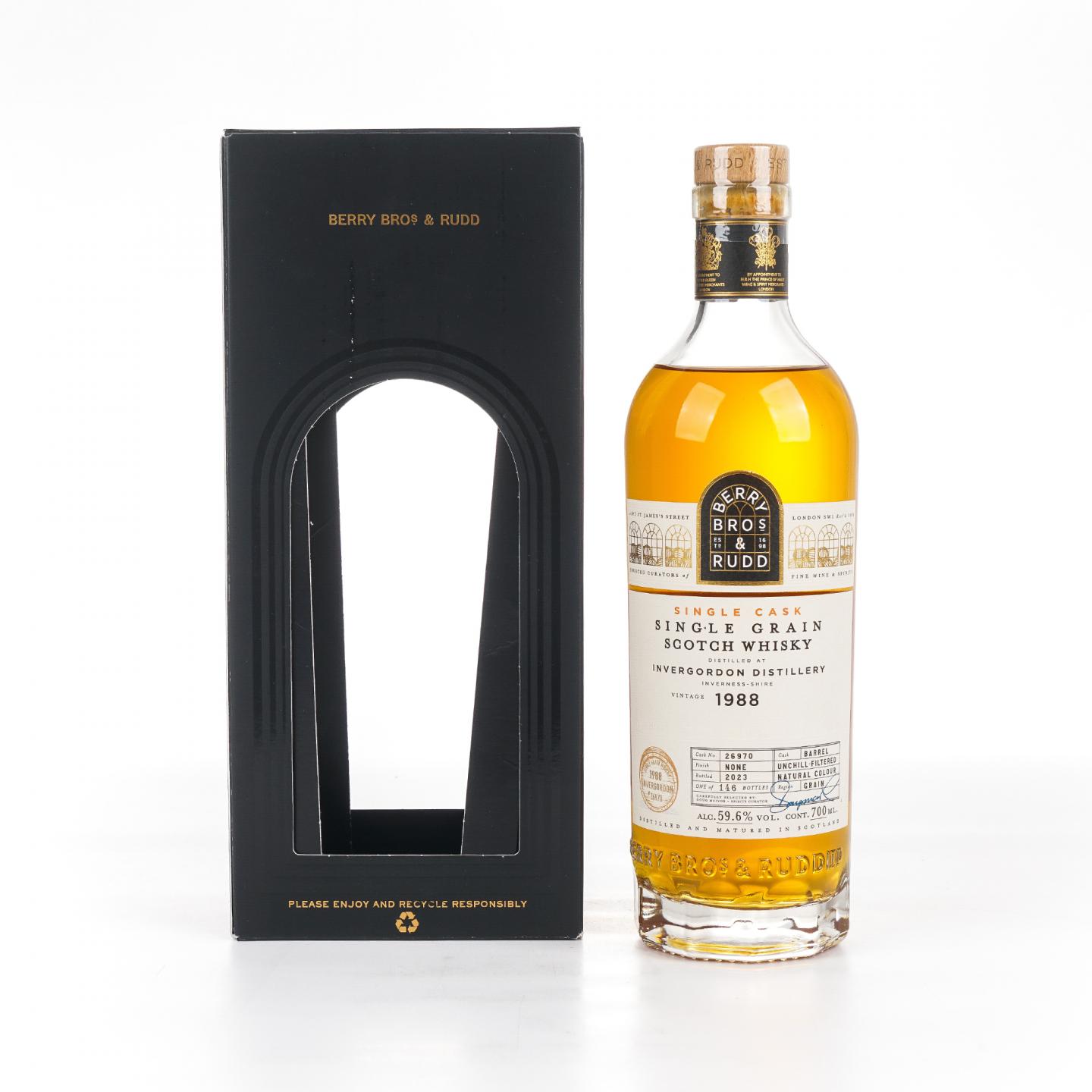 Invergordon 因弗戈登 1988-2023 单桶#26970 单谷 BBR