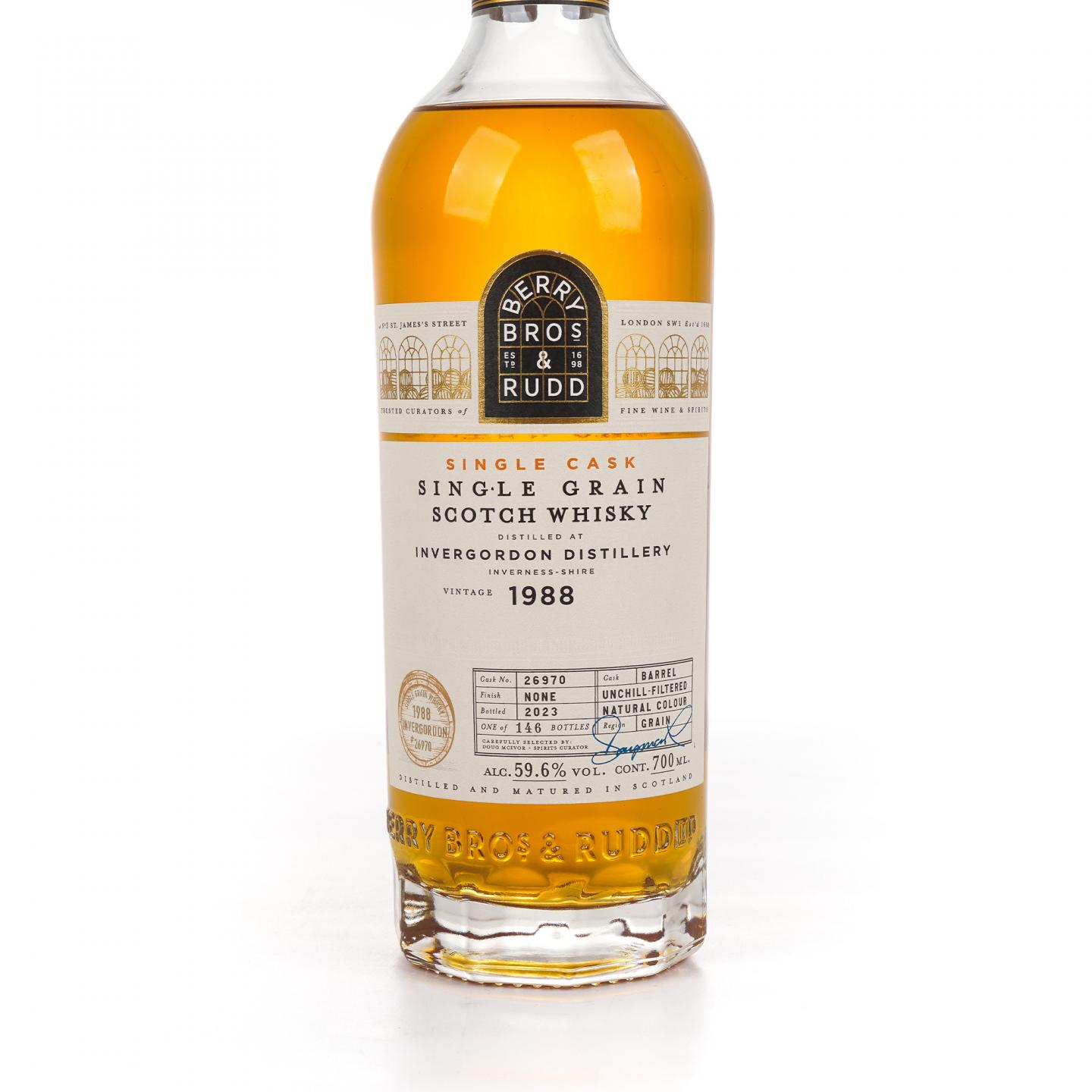 Invergordon 因弗戈登 1988-2023 单桶#26970 单谷 BBR