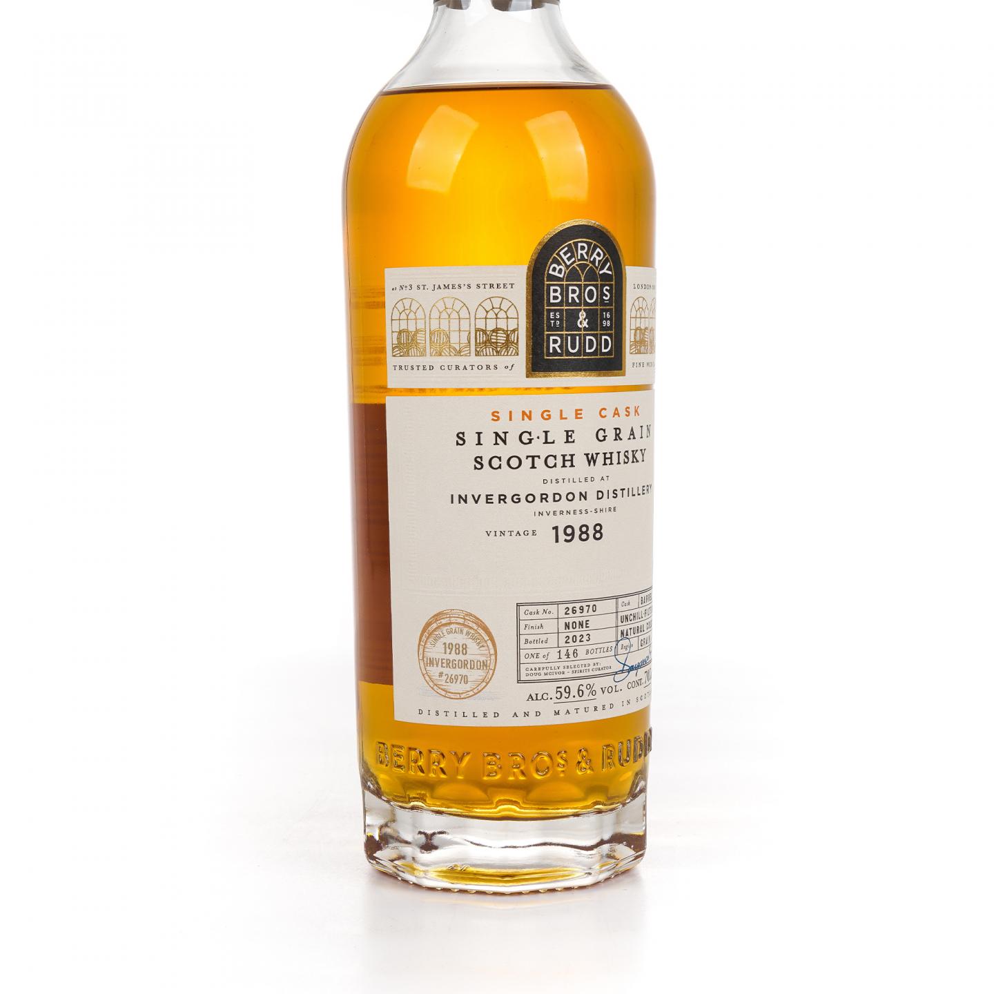 Invergordon 因弗戈登 1988-2023 单桶#26970 单谷 BBR