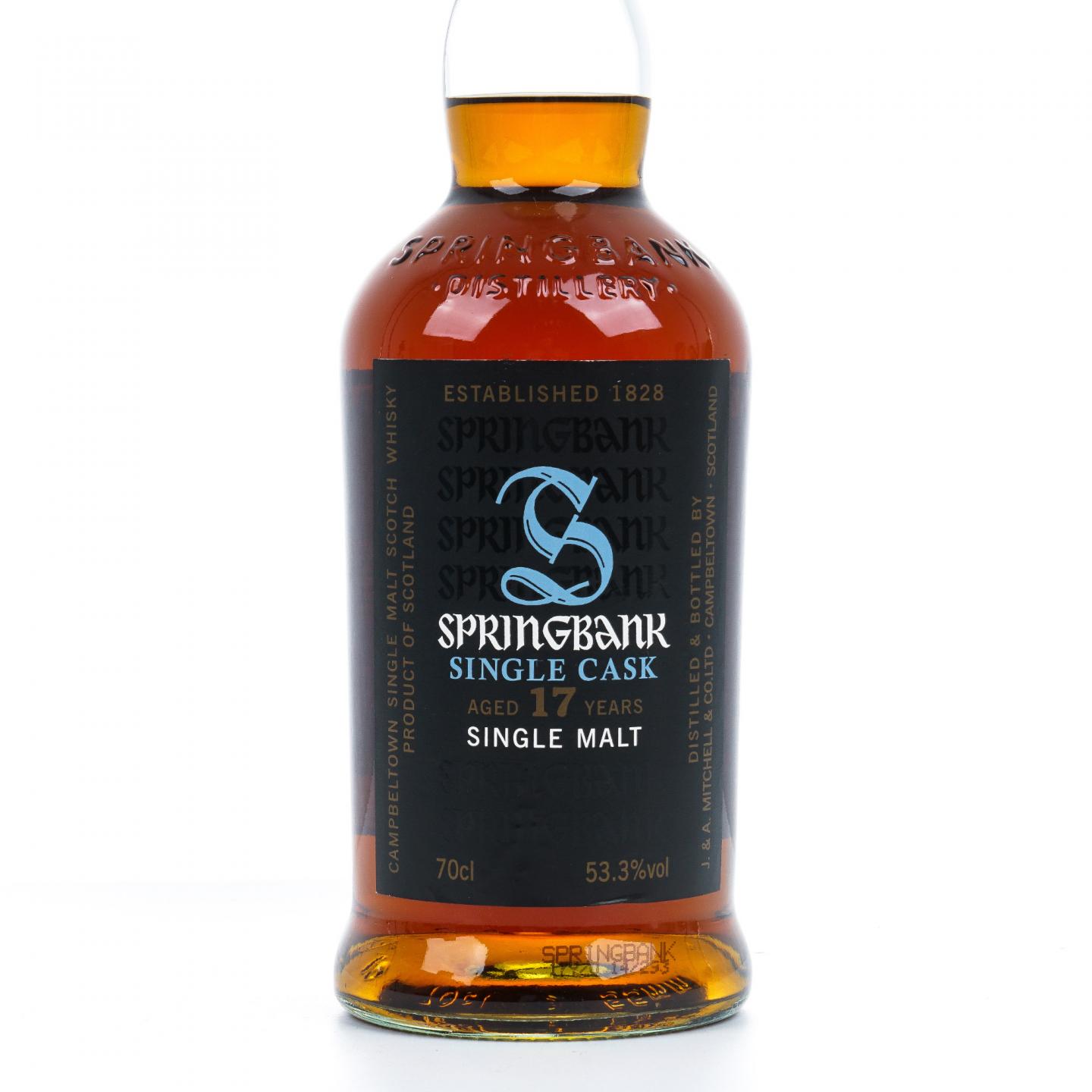 Springbank 云顶 17年 1996-2014 单桶#582