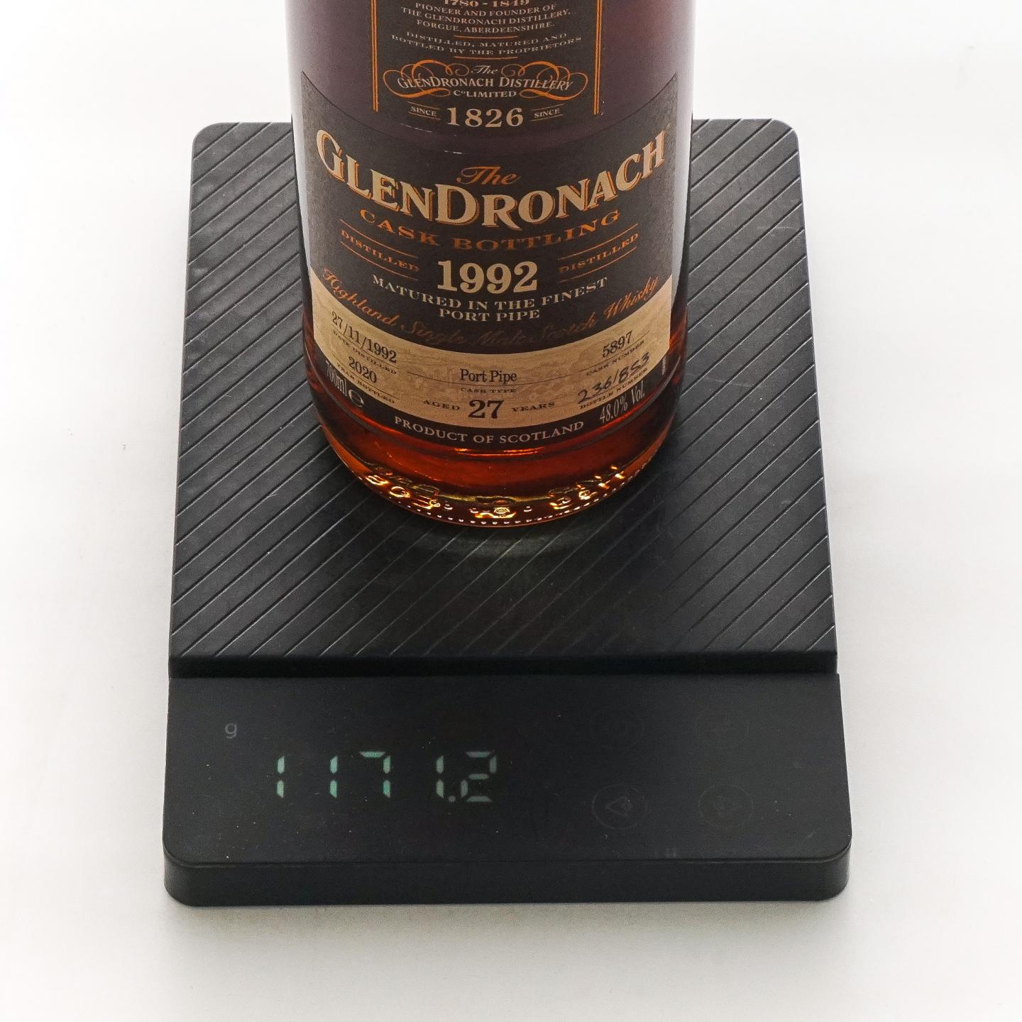 Glendronach 格兰多纳 27年 1992-2020 波特桶#5897 700ml