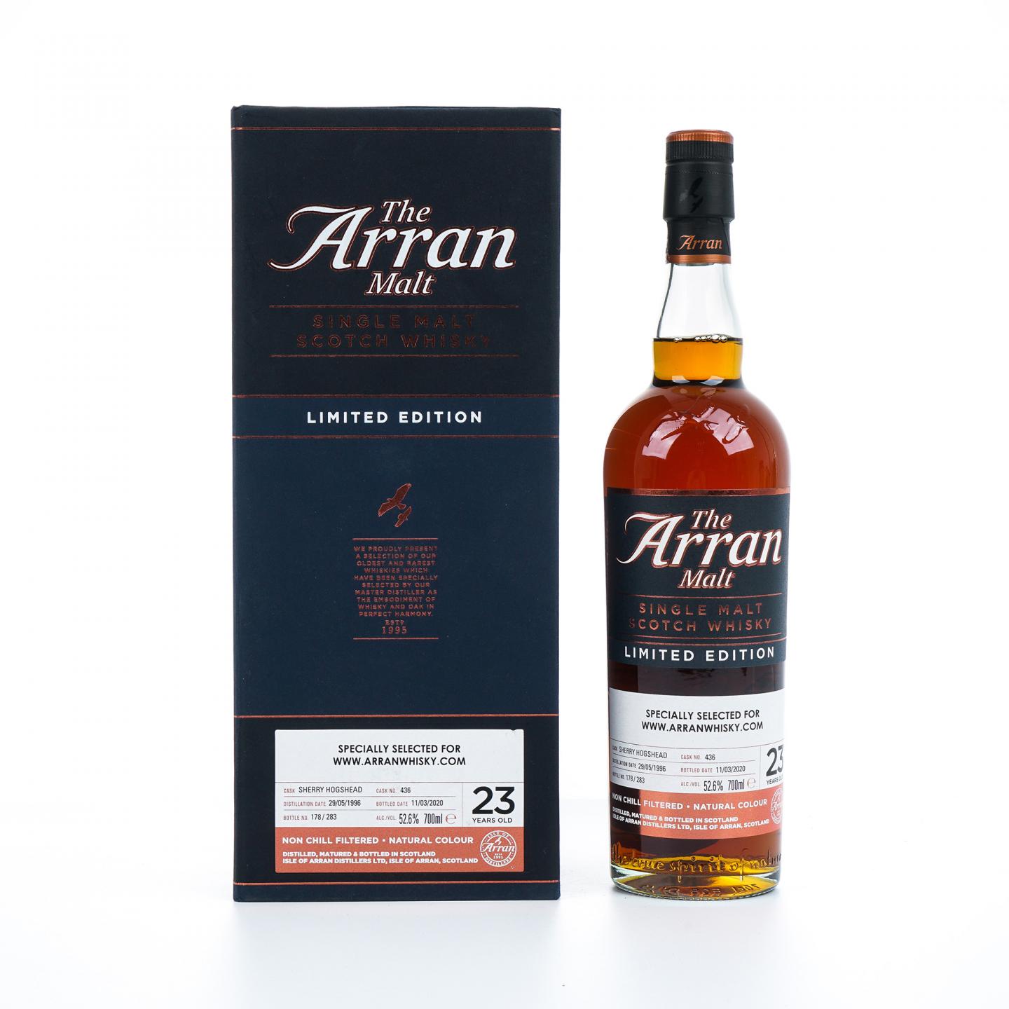 Arran 艾伦 23年 1996-2020 雪莉单桶#436