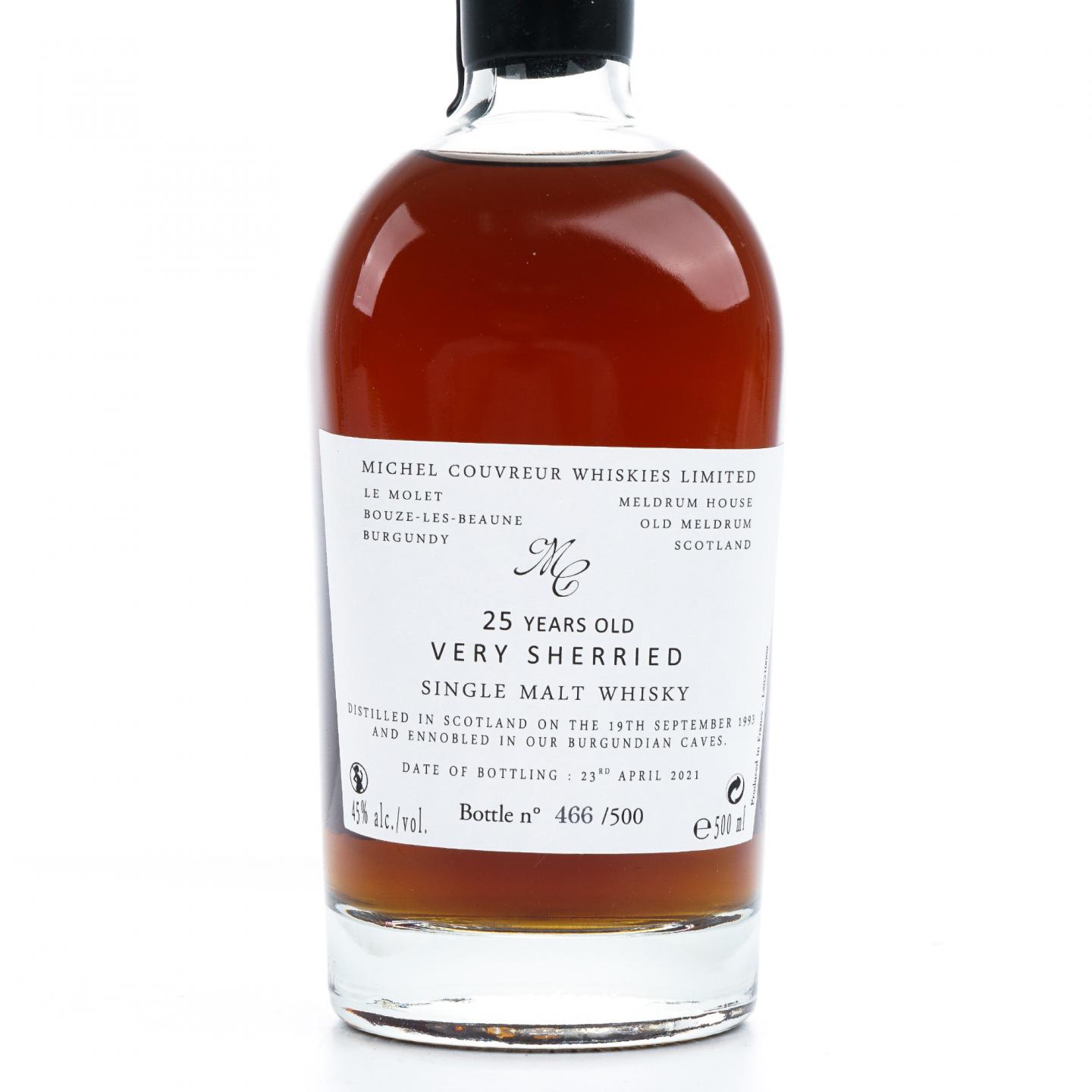 Michel Couvreur 25年 1993-2021 Very Sherried 500ml