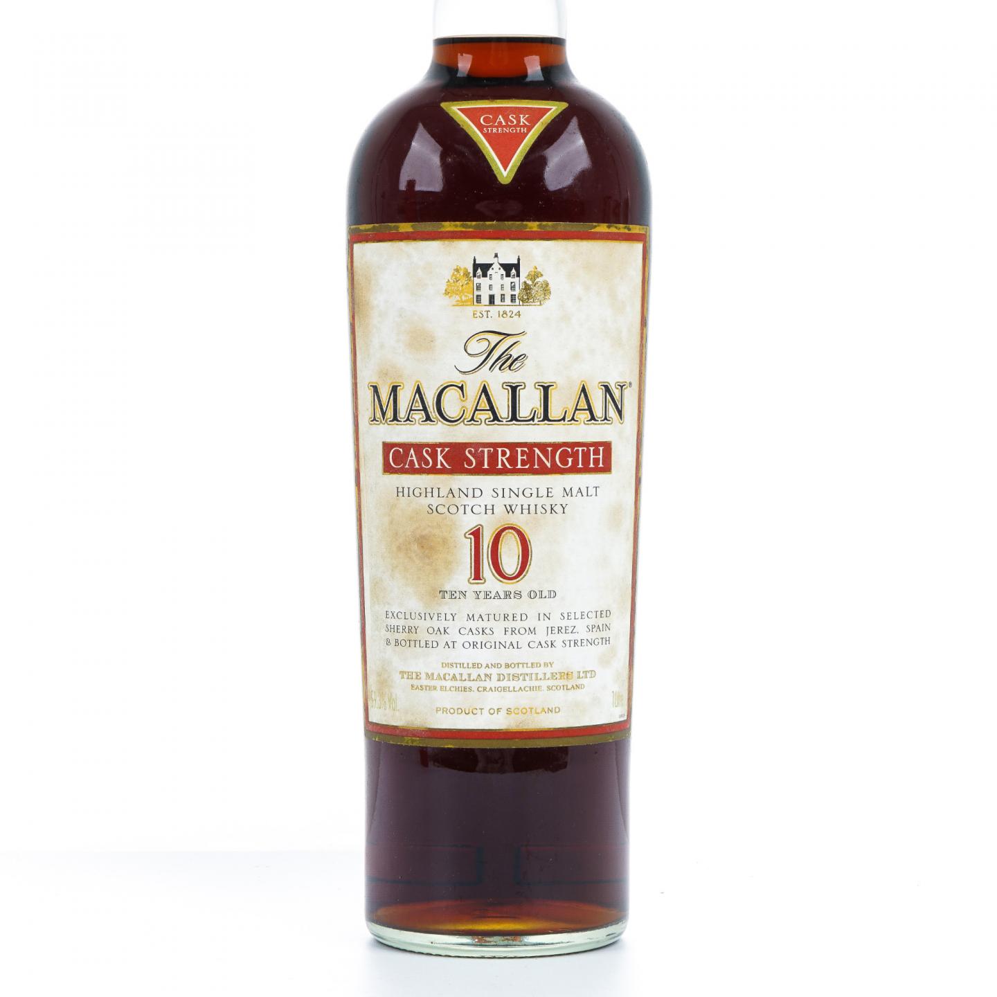 Macallan 麦卡伦 10年 桶强 1升装 59.3%Vol.