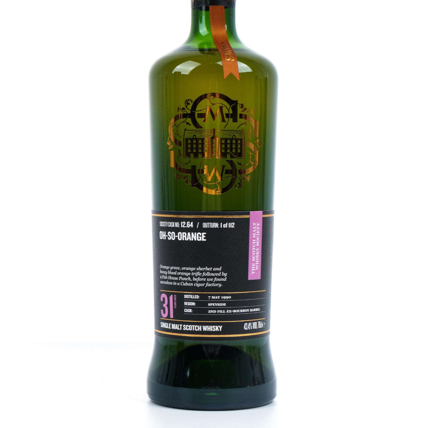 SMWS 12.64 本利亚克 31年 1990 单桶