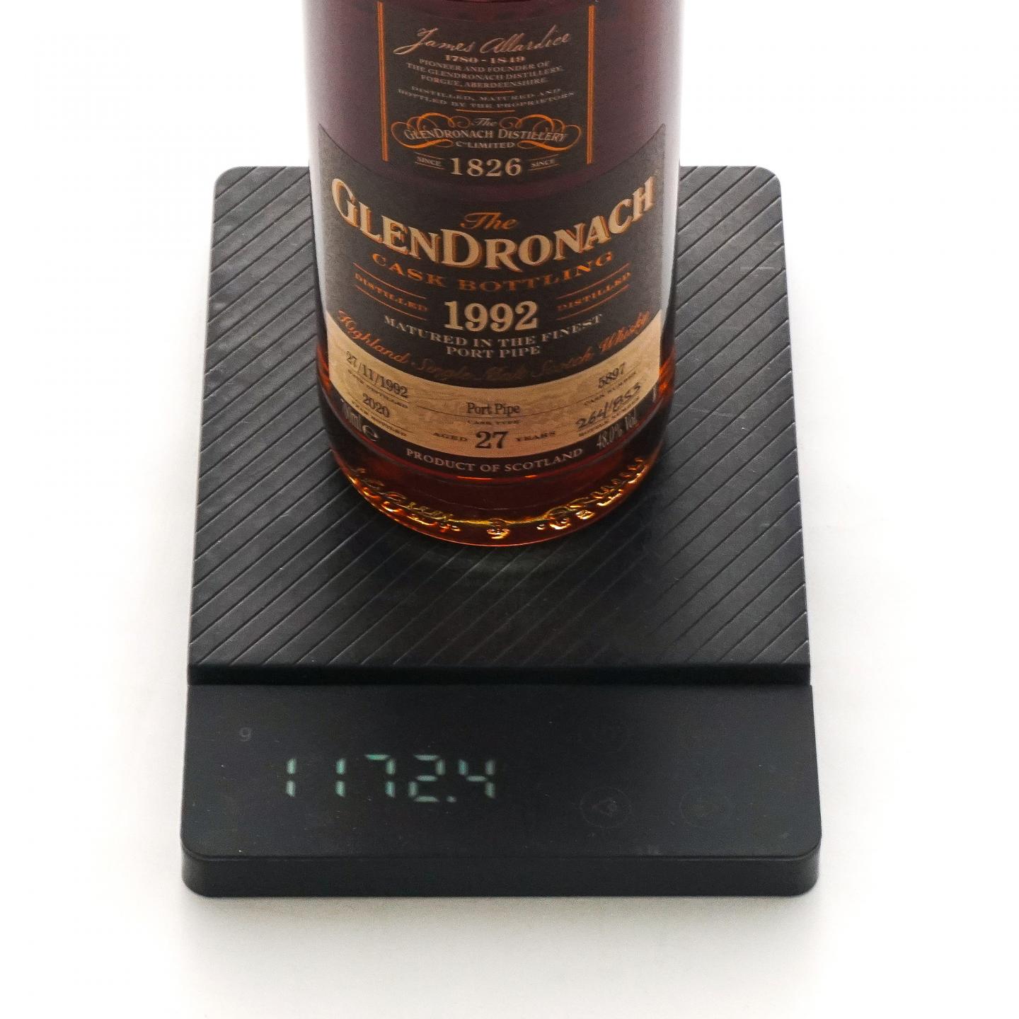 Glendronach 格兰多纳 27年 1992-2020 波特桶#5897 48%