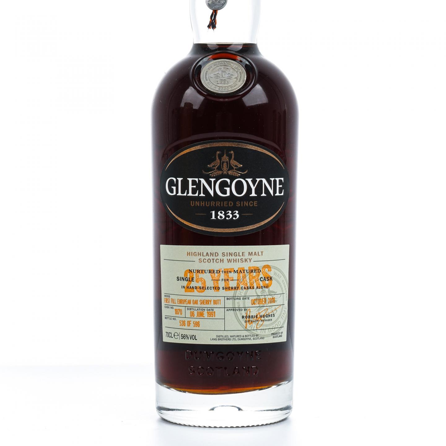 Glengoyne 格兰哥尼 25年 1991-2016 雪莉桶#1870