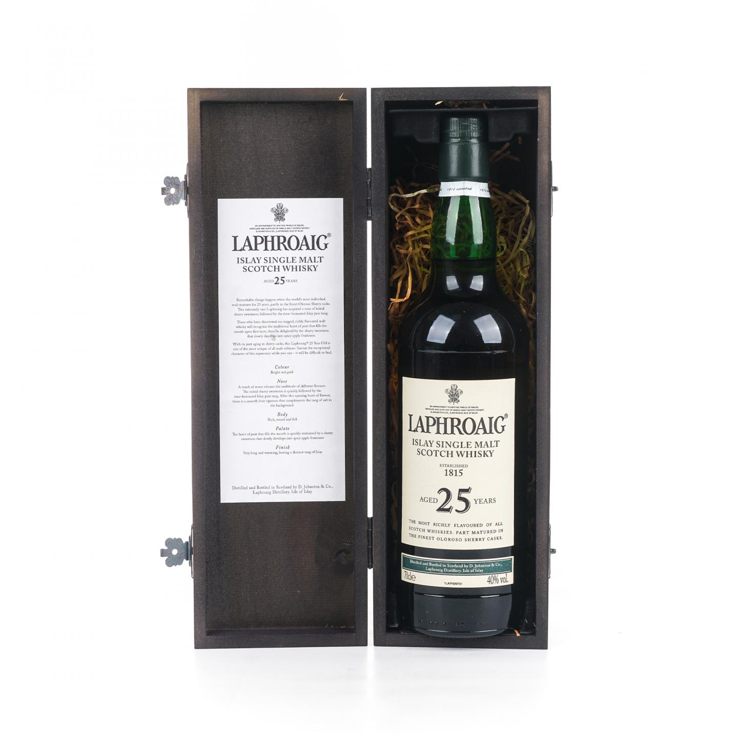 Laphroaig 拉弗格 25年 2007 首版