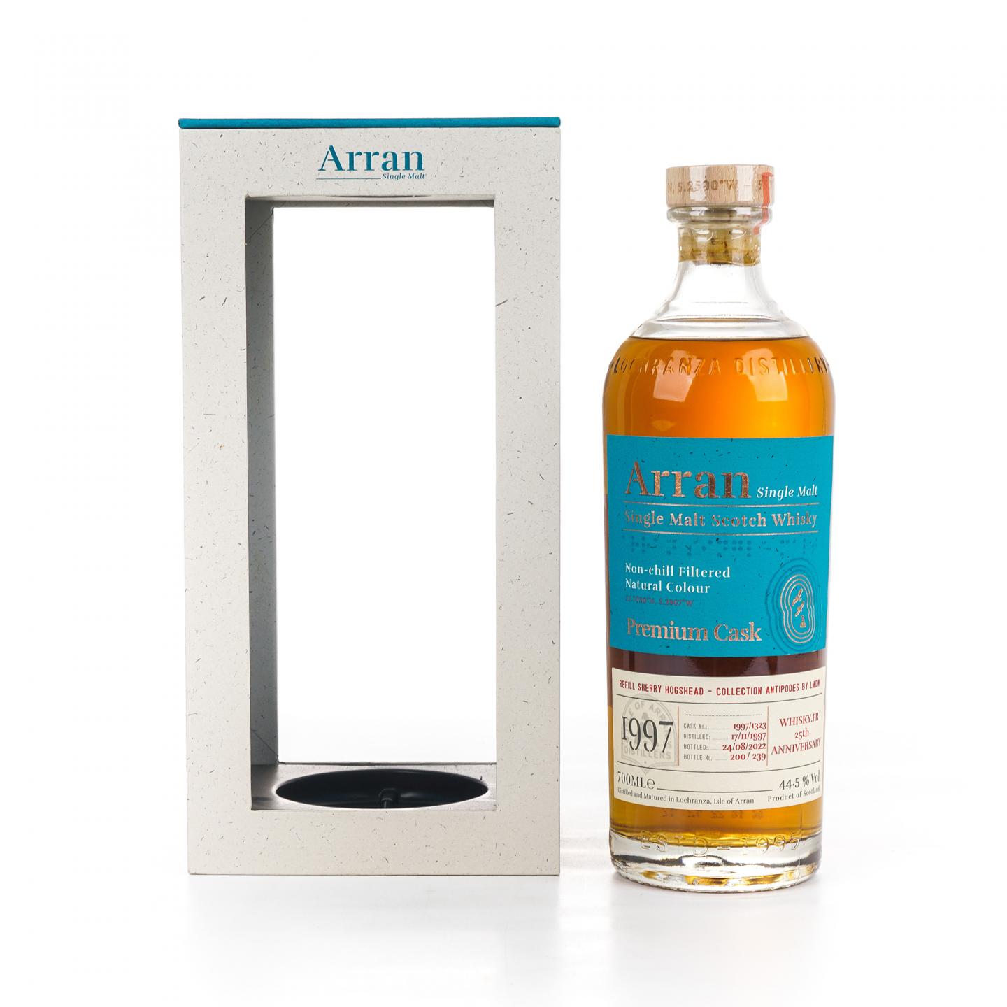 Arran 艾伦 1997-2022 雪莉单桶#1997/1323