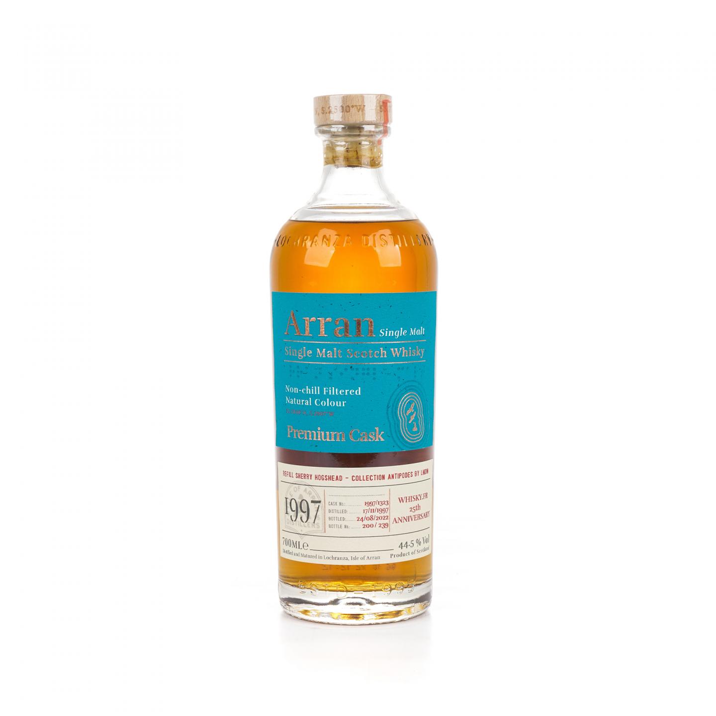 Arran 艾伦 1997-2022 雪莉单桶#1997/1323