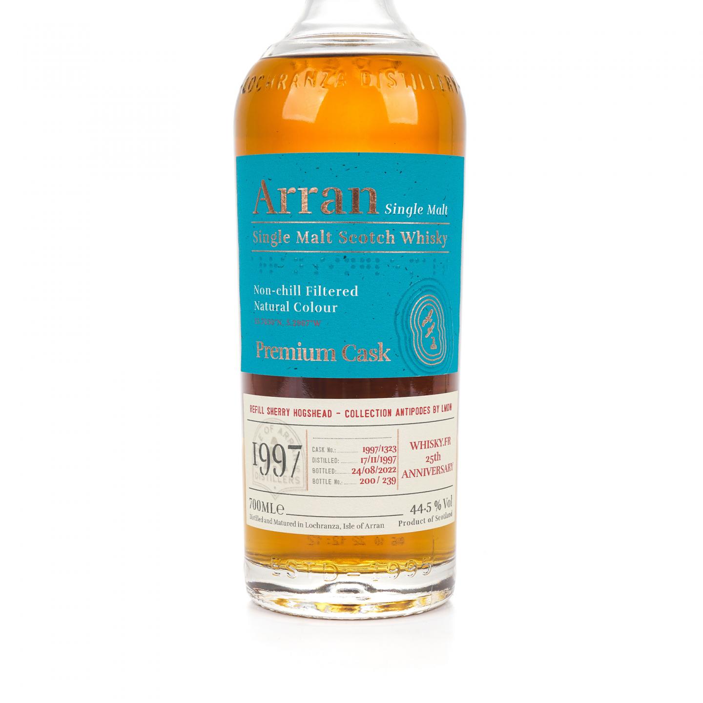 Arran 艾伦 1997-2022 雪莉单桶#1997/1323