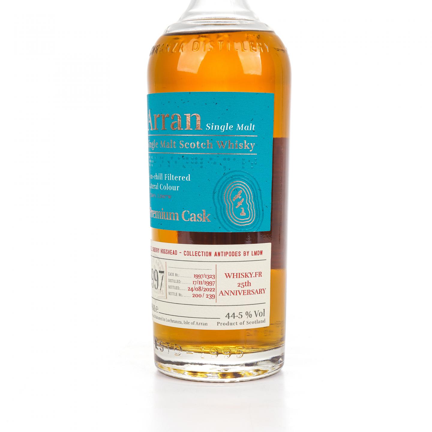 Arran 艾伦 1997-2022 雪莉单桶#1997/1323