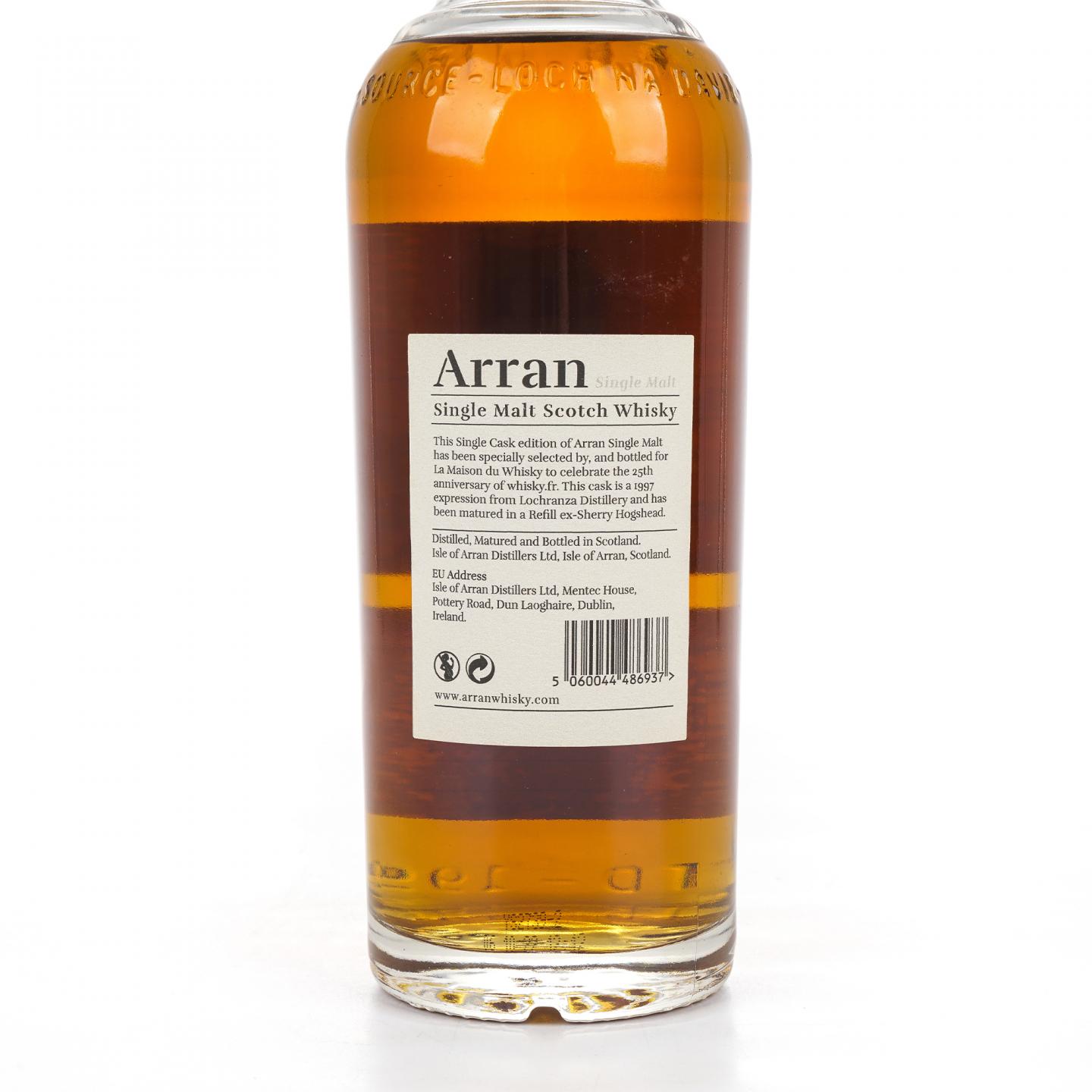 Arran 艾伦 1997-2022 雪莉单桶#1997/1323