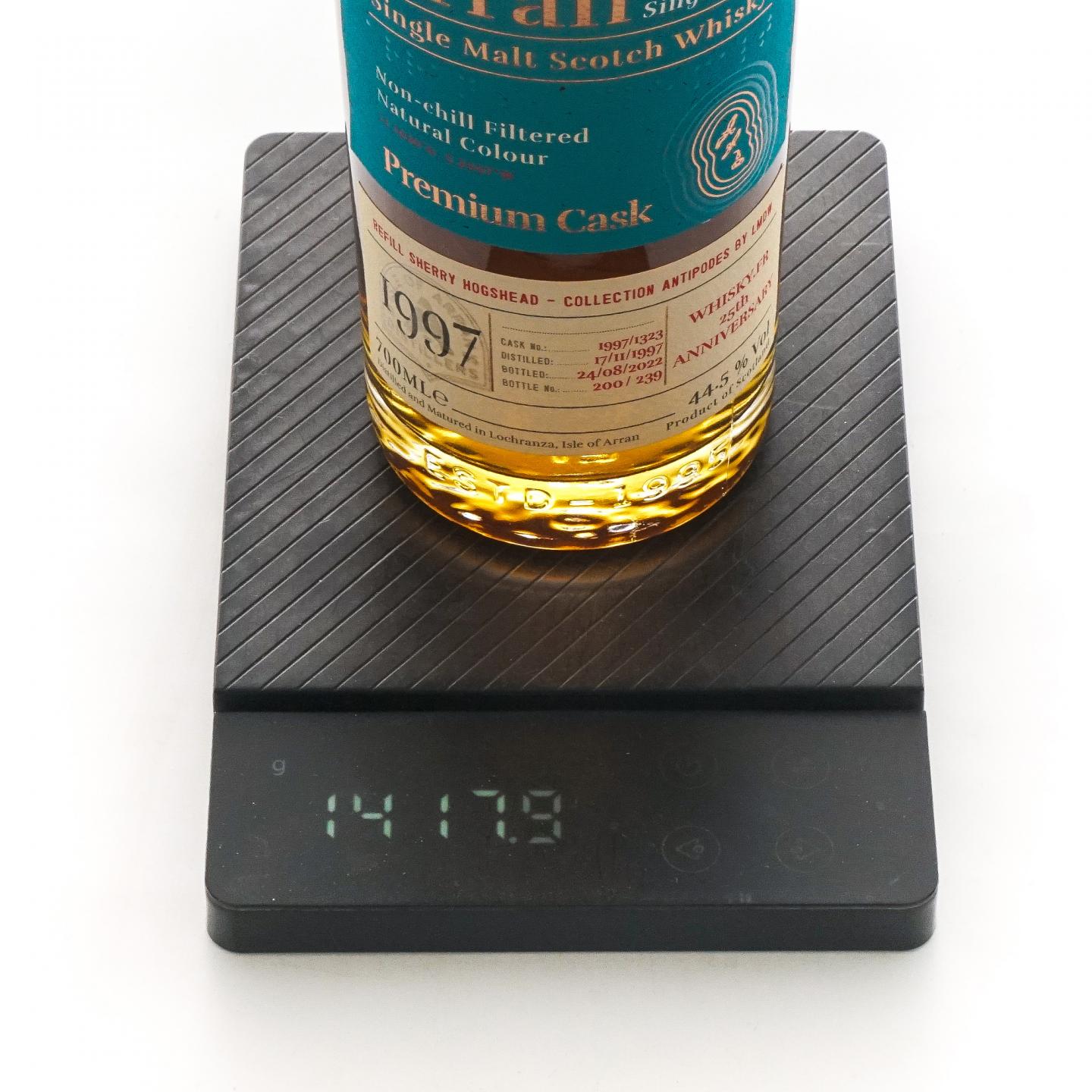 Arran 艾伦 1997-2022 雪莉单桶#1997/1323