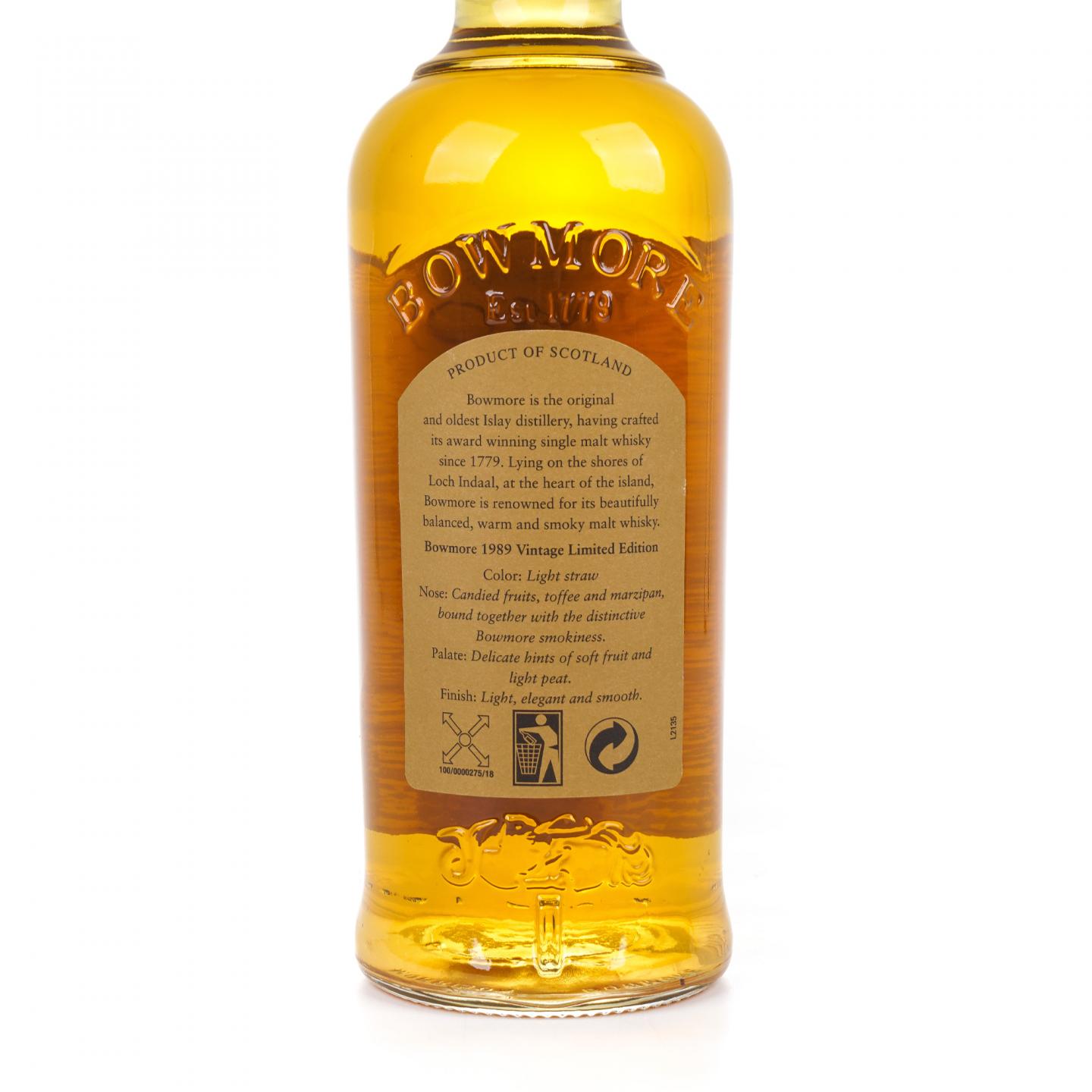 Bowmore 波摩 16年 1989 波本风味桶 桶强