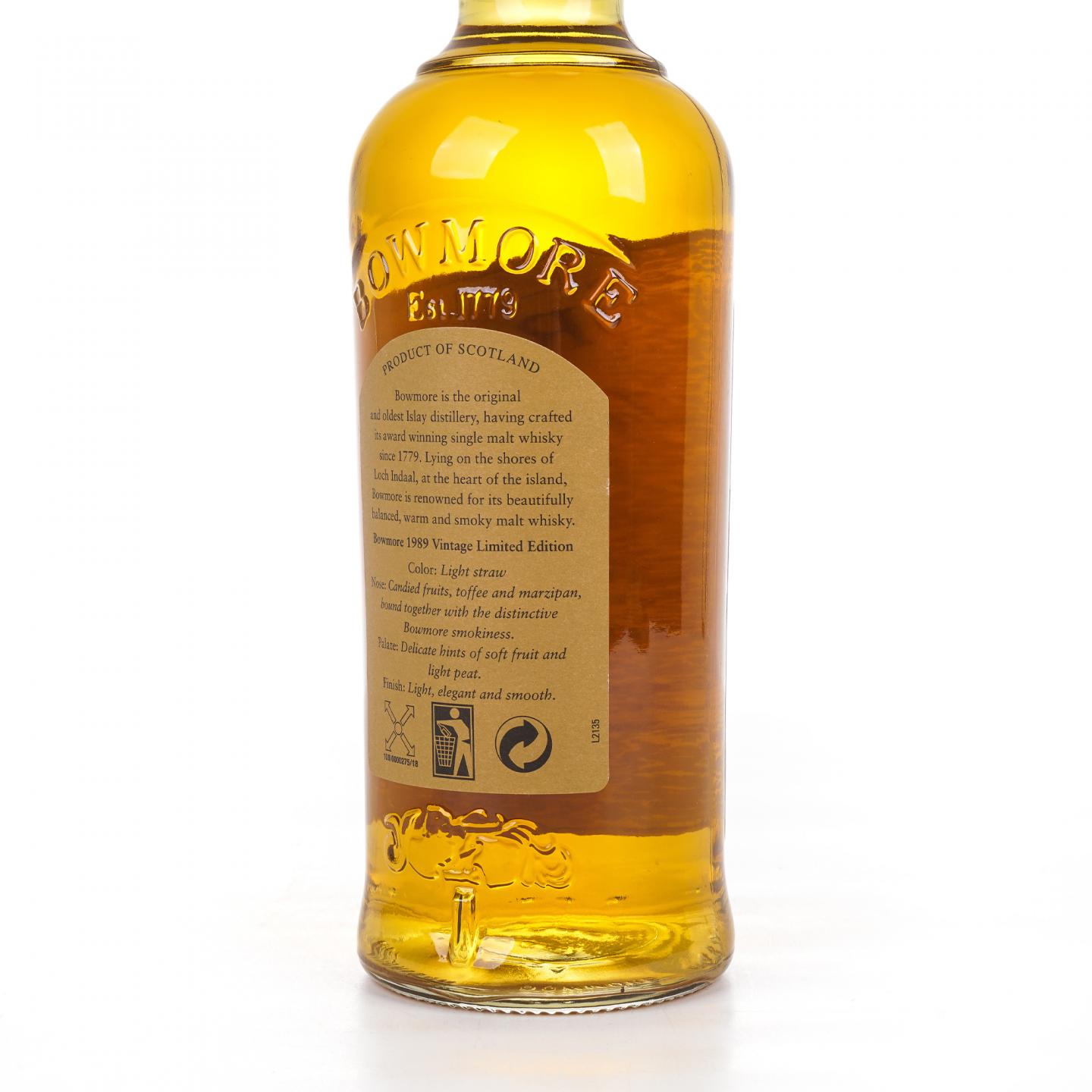 Bowmore 波摩 16年 1989 波本风味桶 桶强