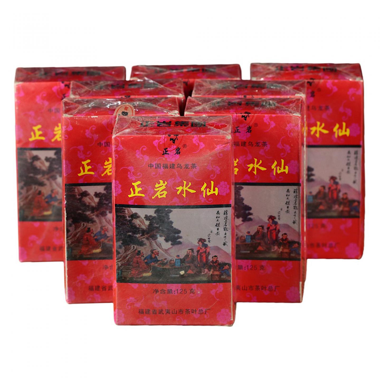 1998年 武夷山市茶叶总厂精制 正岩水仙 8盒*125克
