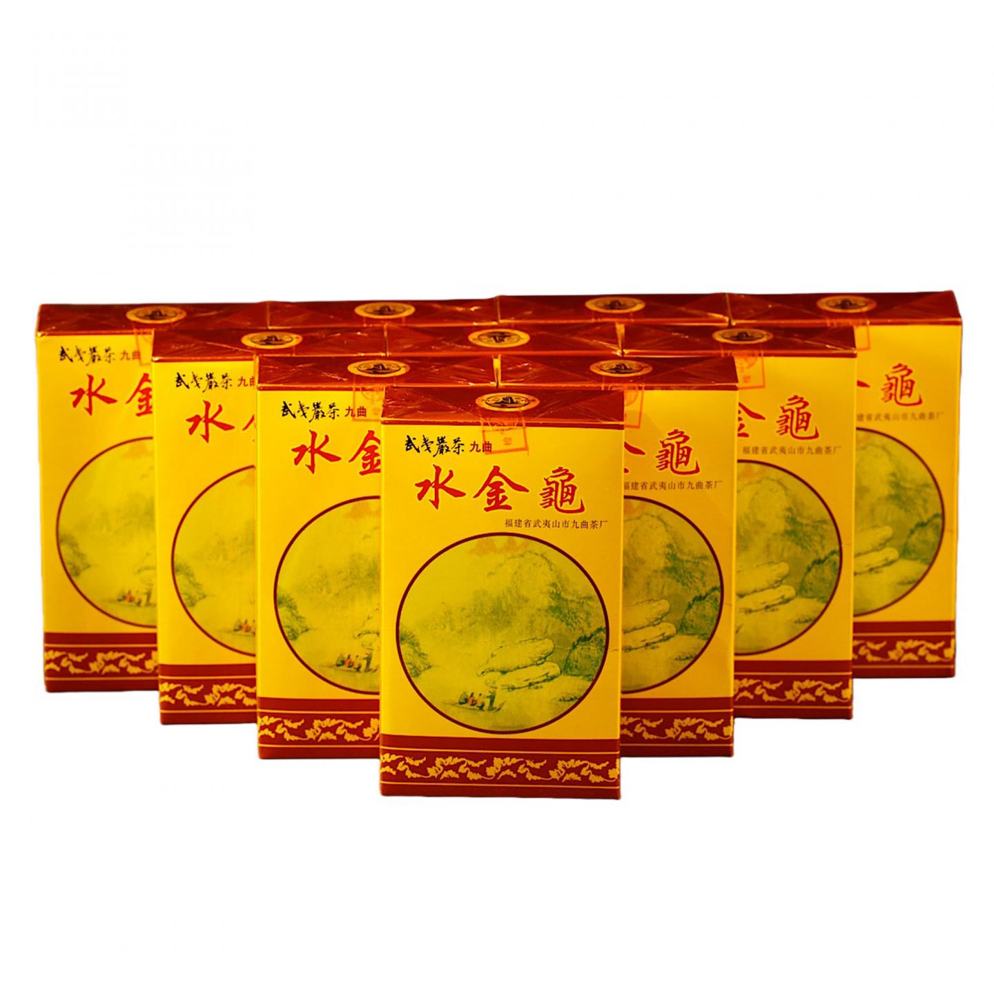 1990年代 武夷山市九曲茶厂 正岩水金龟 十盒*100克