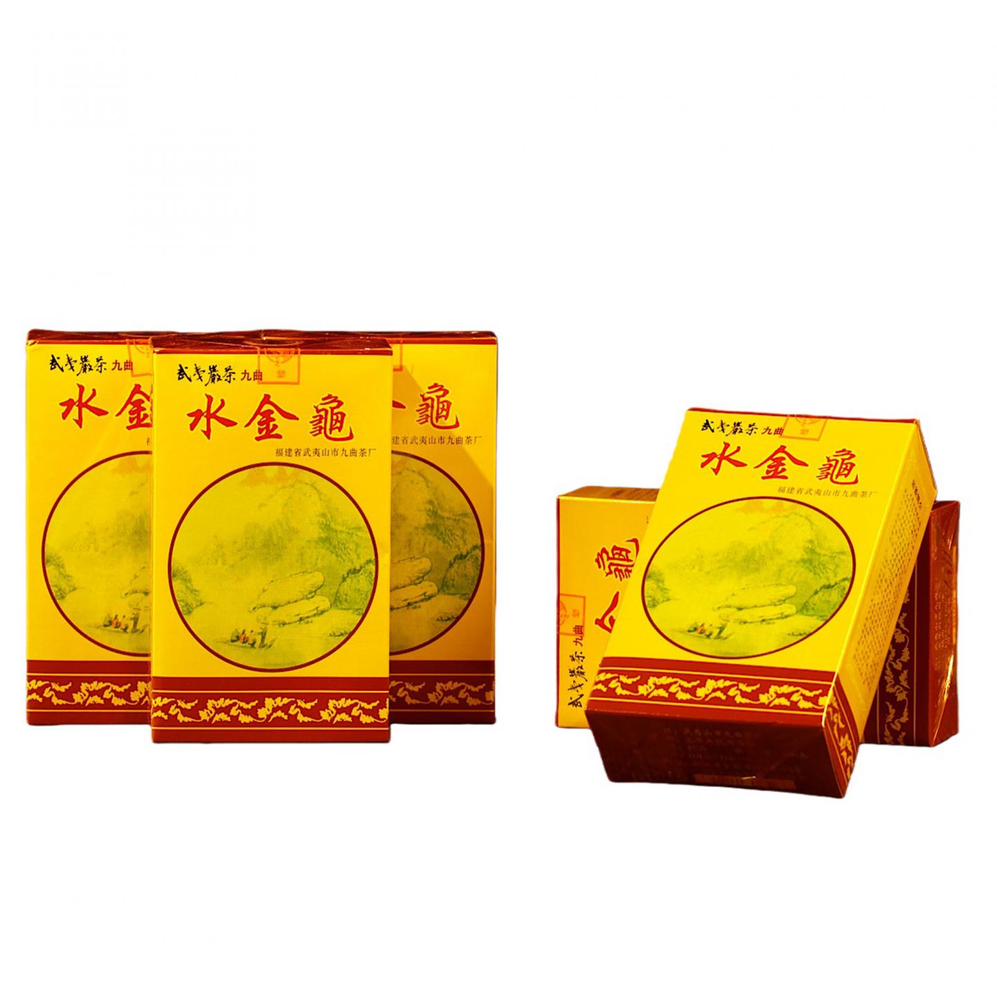 1990年代 武夷山市九曲茶厂 正岩水金龟 十盒*100克