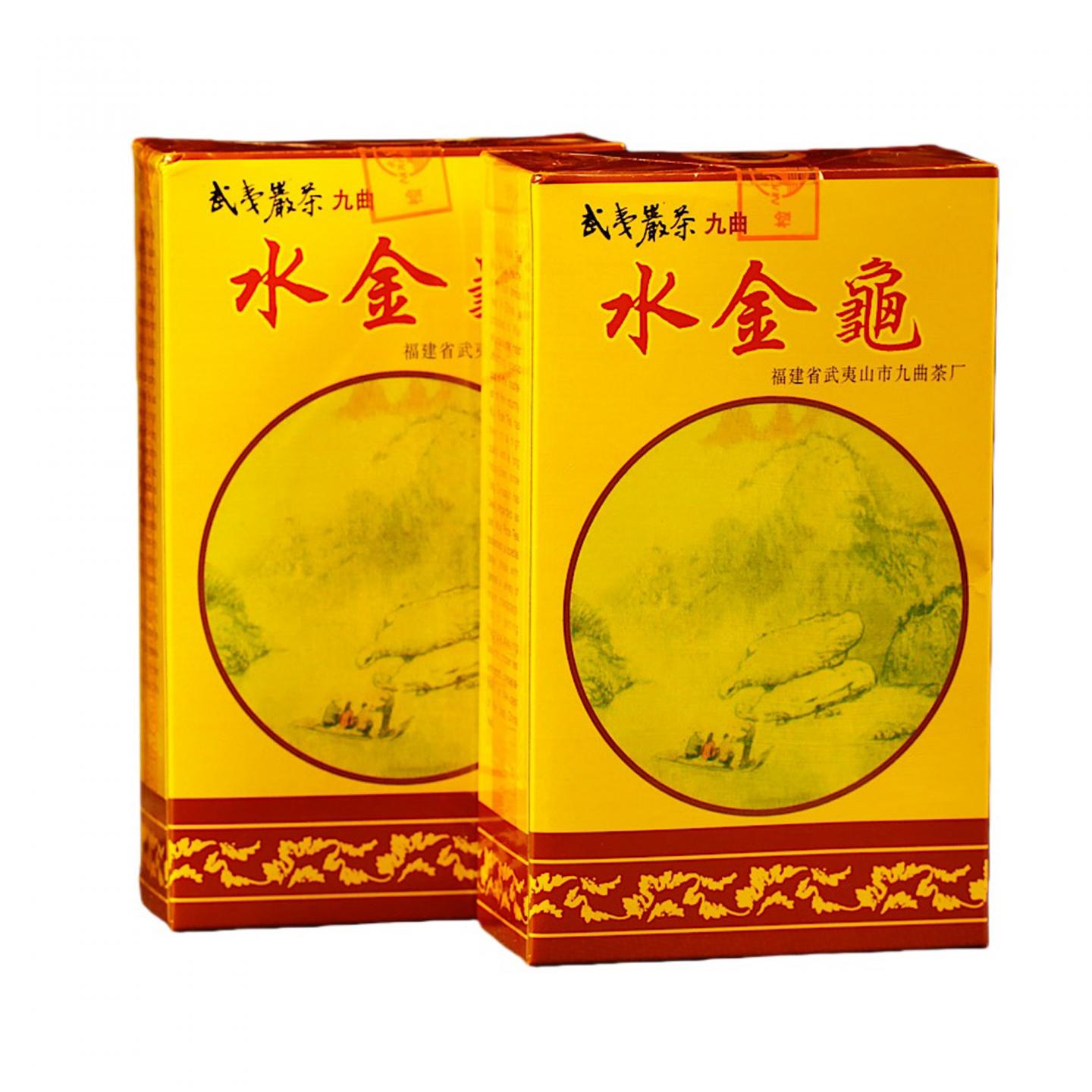 1990年代 武夷山市九曲茶厂 正岩水金龟 十盒*100克