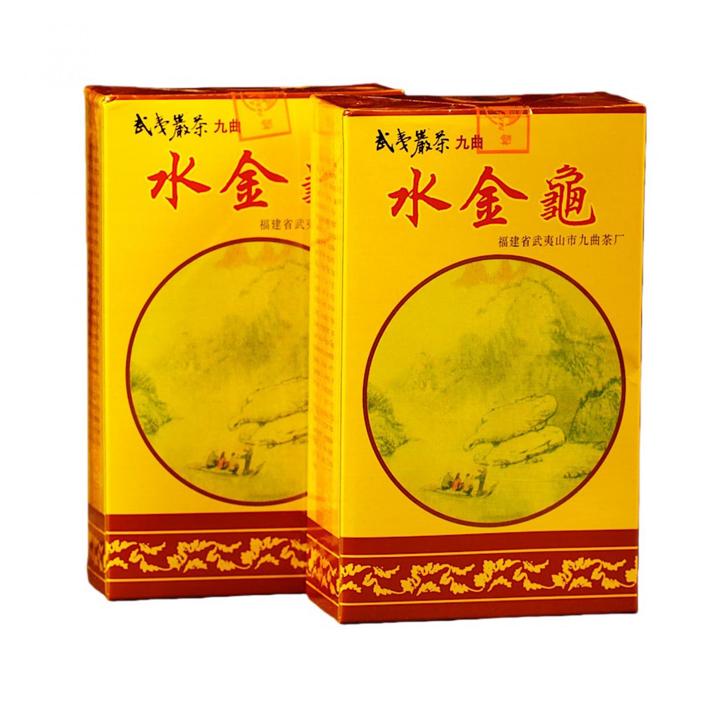 1990年代 武夷山市九曲茶厂 正岩水金龟 五盒*100克