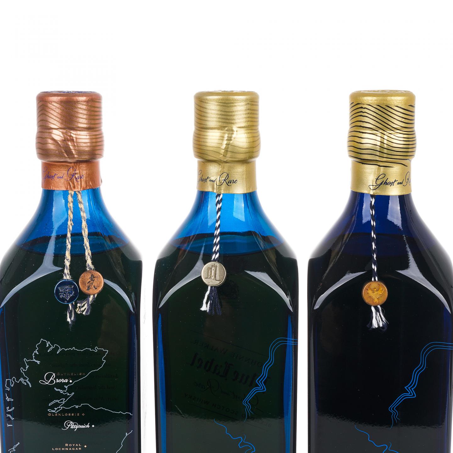 Johnnie Walker 尊尼获加 蓝牌 消逝的酒厂系列 1-3版 750ml