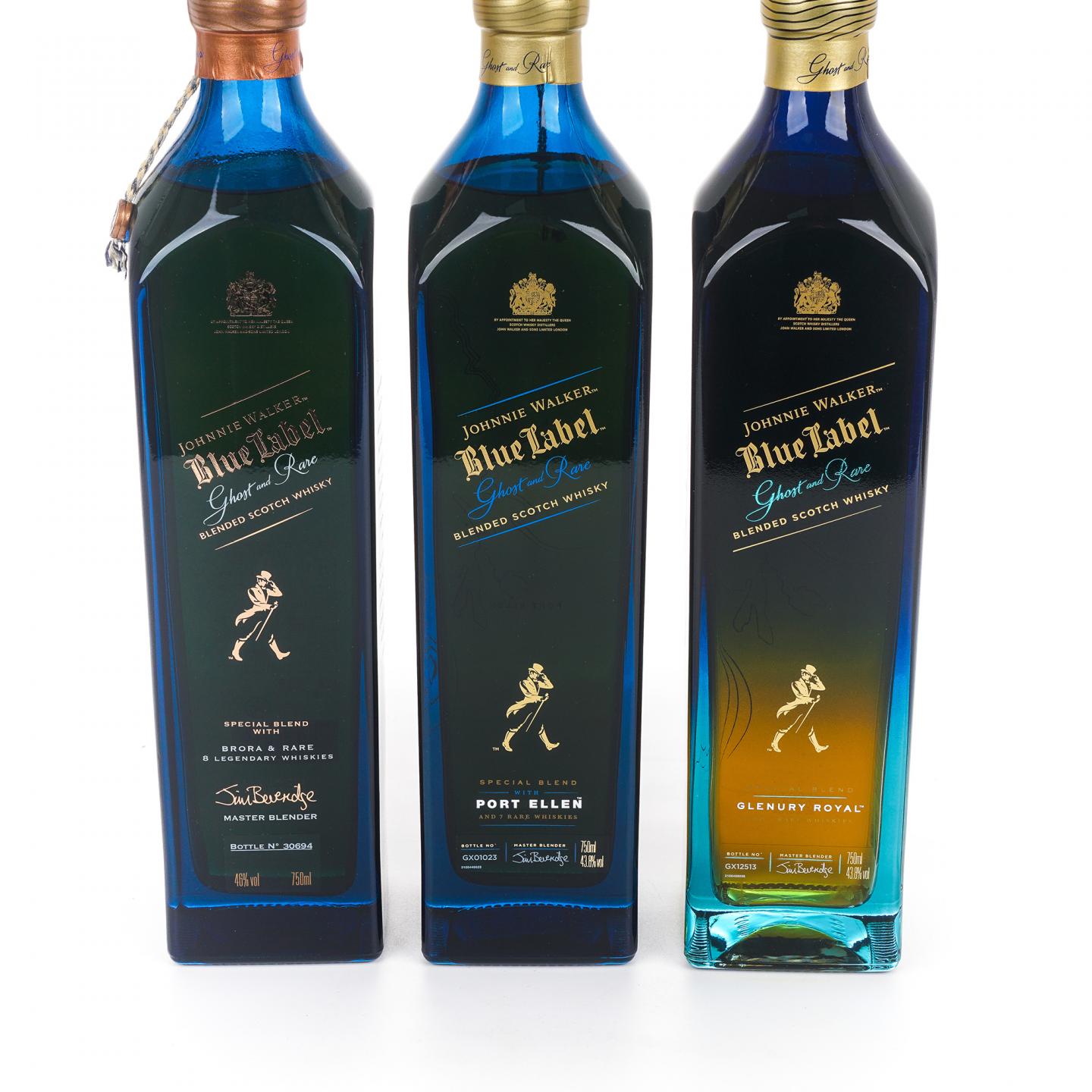 Johnnie Walker 尊尼获加 蓝牌 消逝的酒厂系列 1-3版 750ml